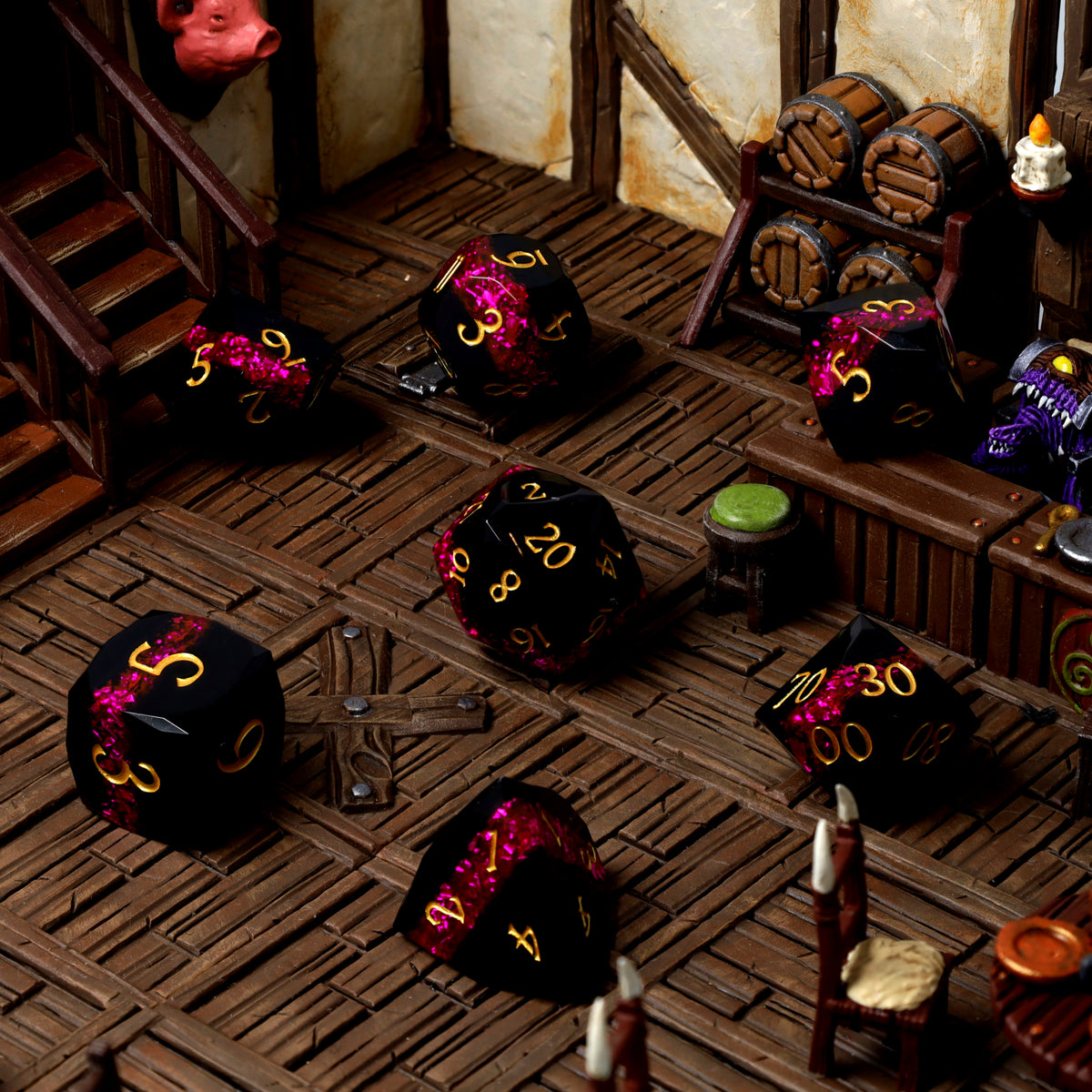 Wraith's Wake Resin RPG Dice Set