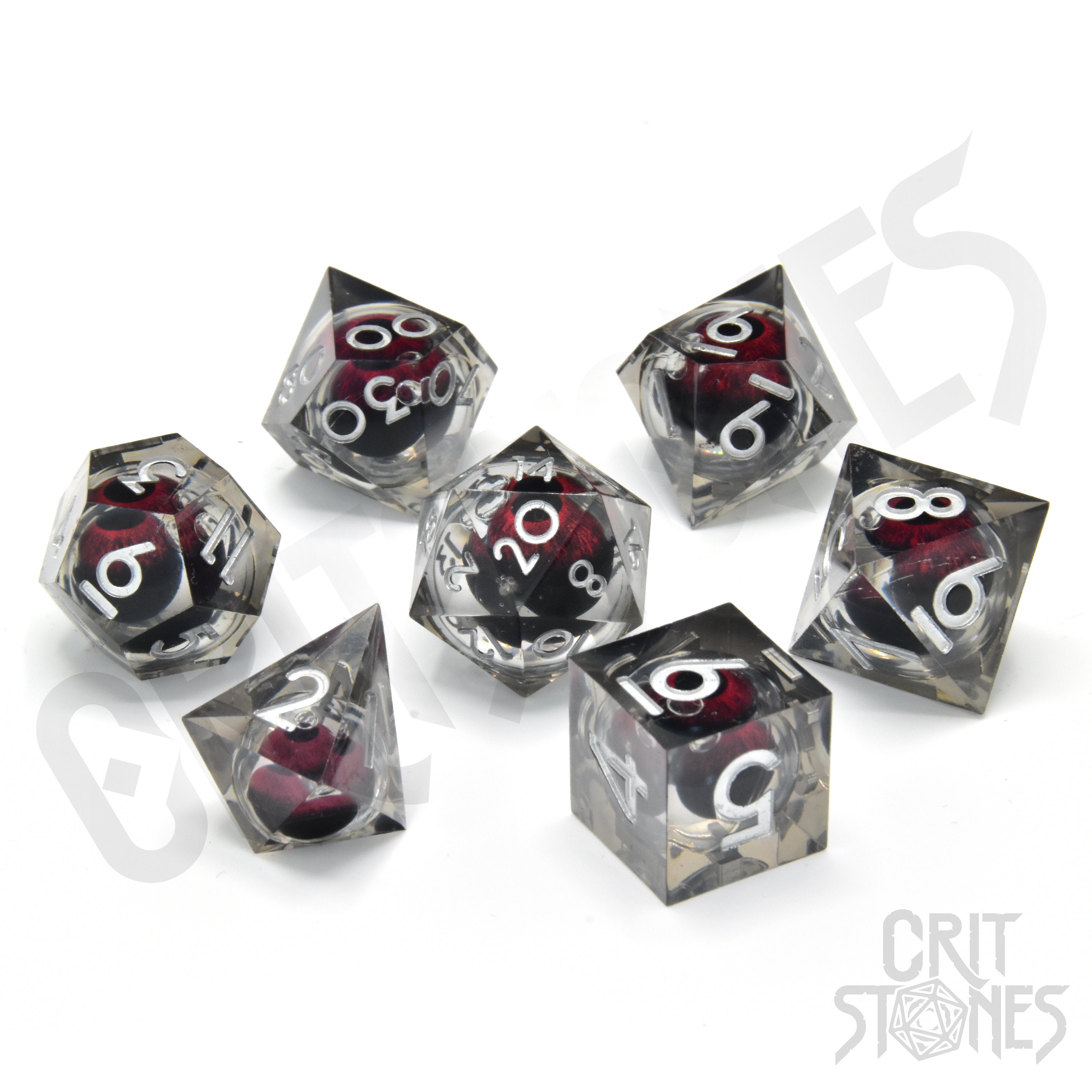 Fire Giant's Gaze Floating Eye RPG Dice Set