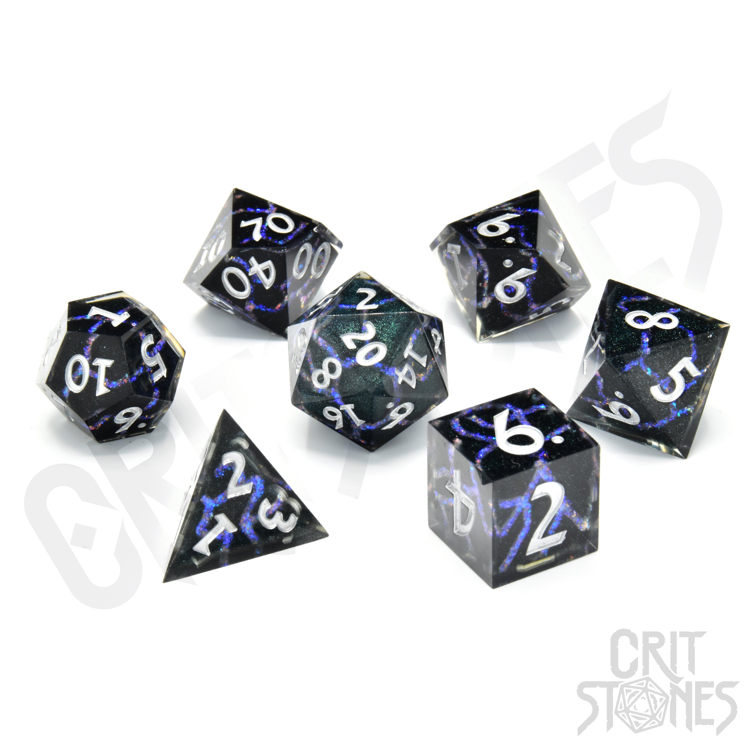 Divine Within Sharp Edge Resin RPG Dice Set