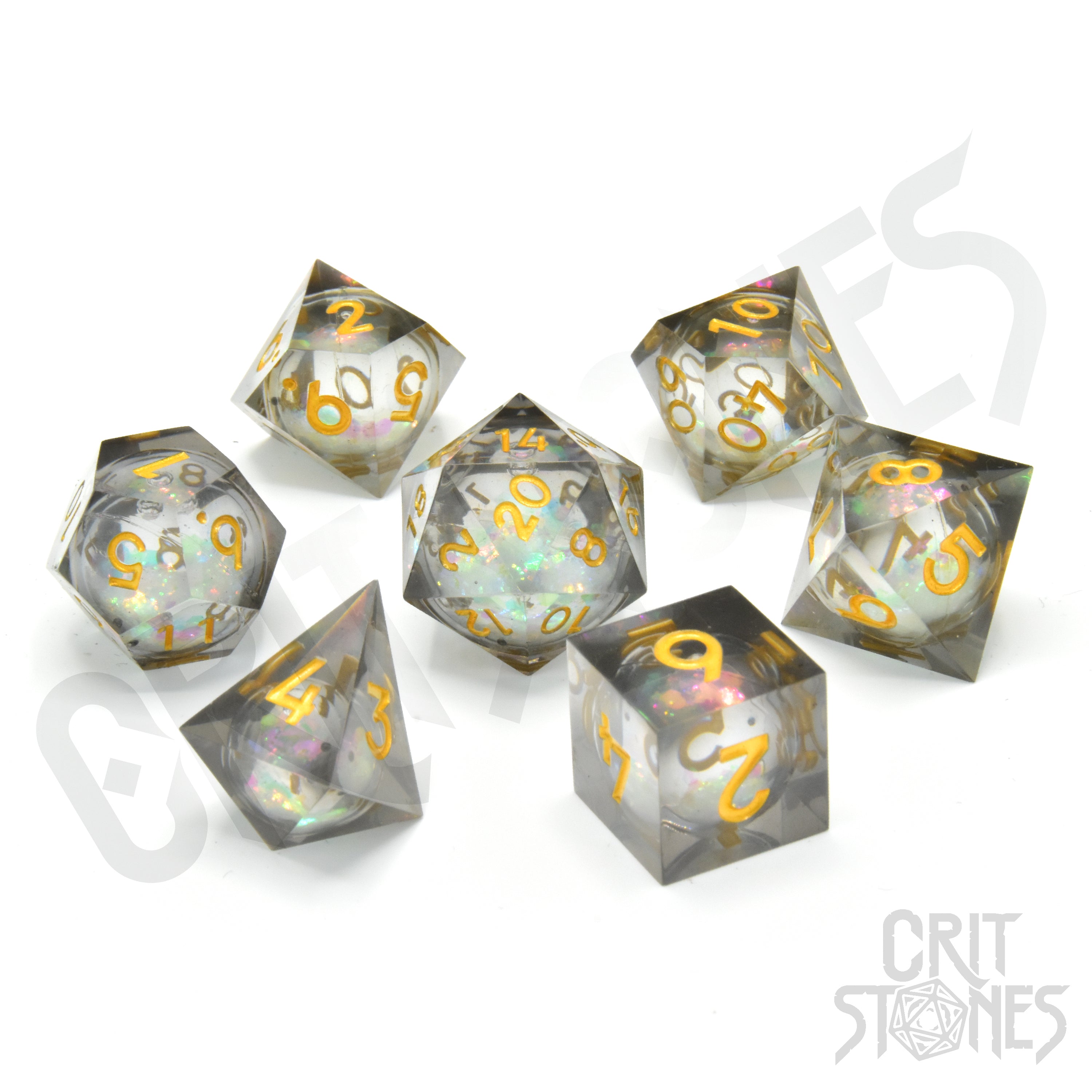 Orbeus Liquid Core RPG Dice Set