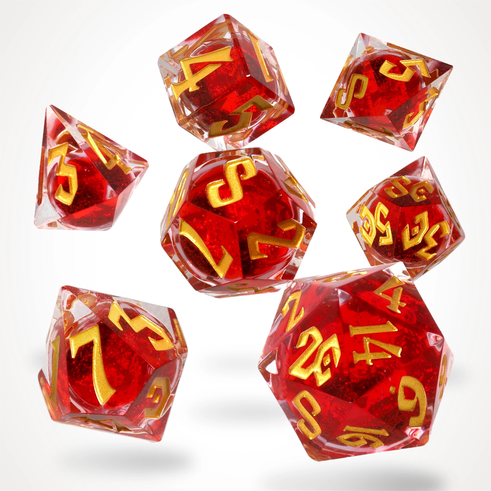 Hemomancery Liquid Core RPG Dice Set