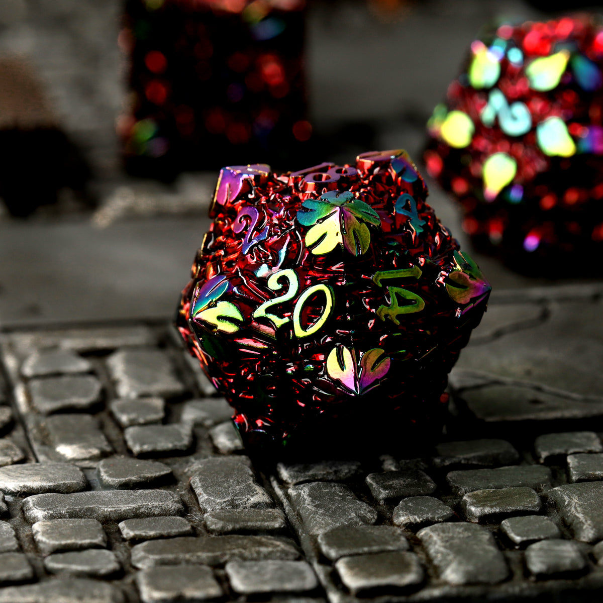 Bloodbriar Metal RPG Dice Set