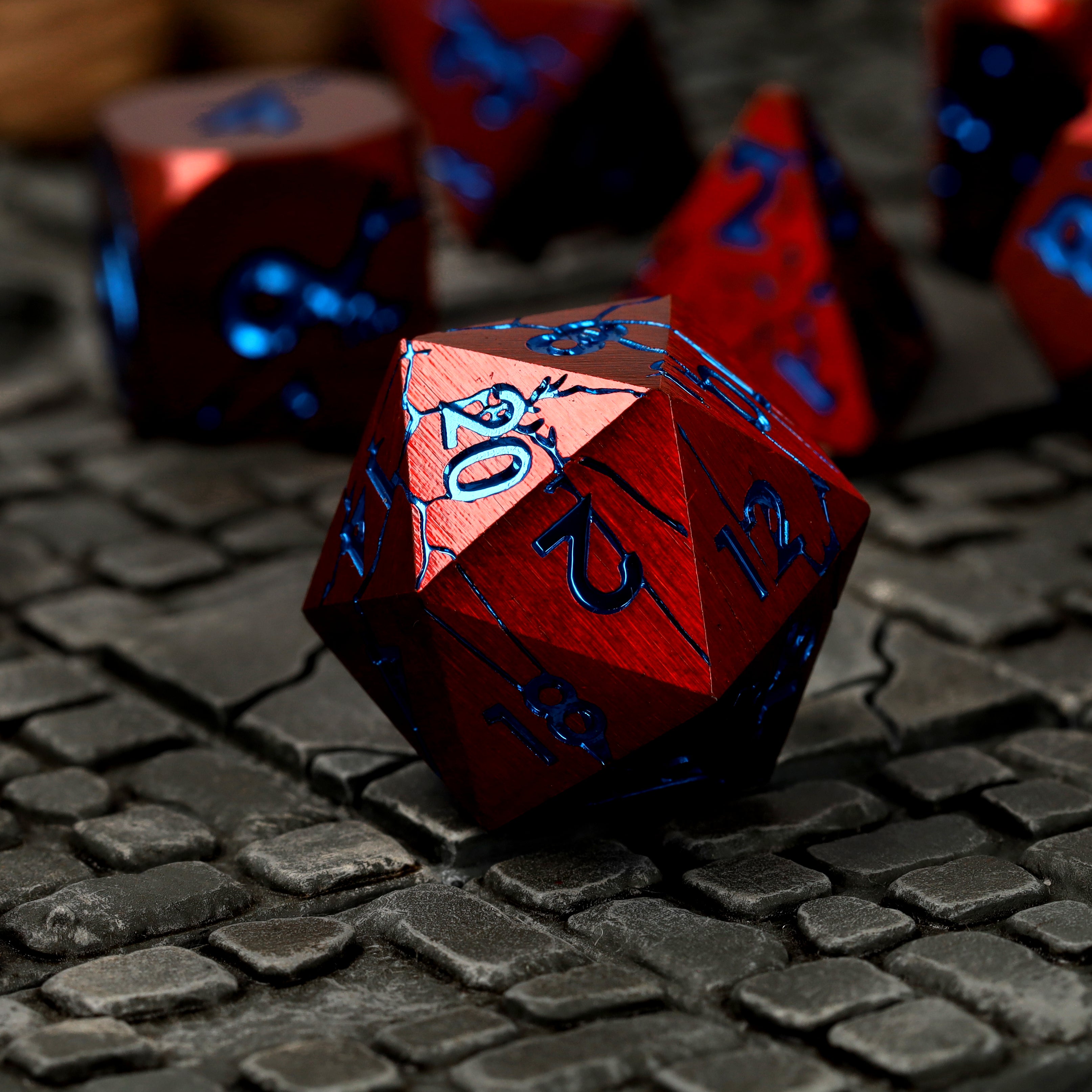 Ruptured Hell Metal RPG Dice Set
