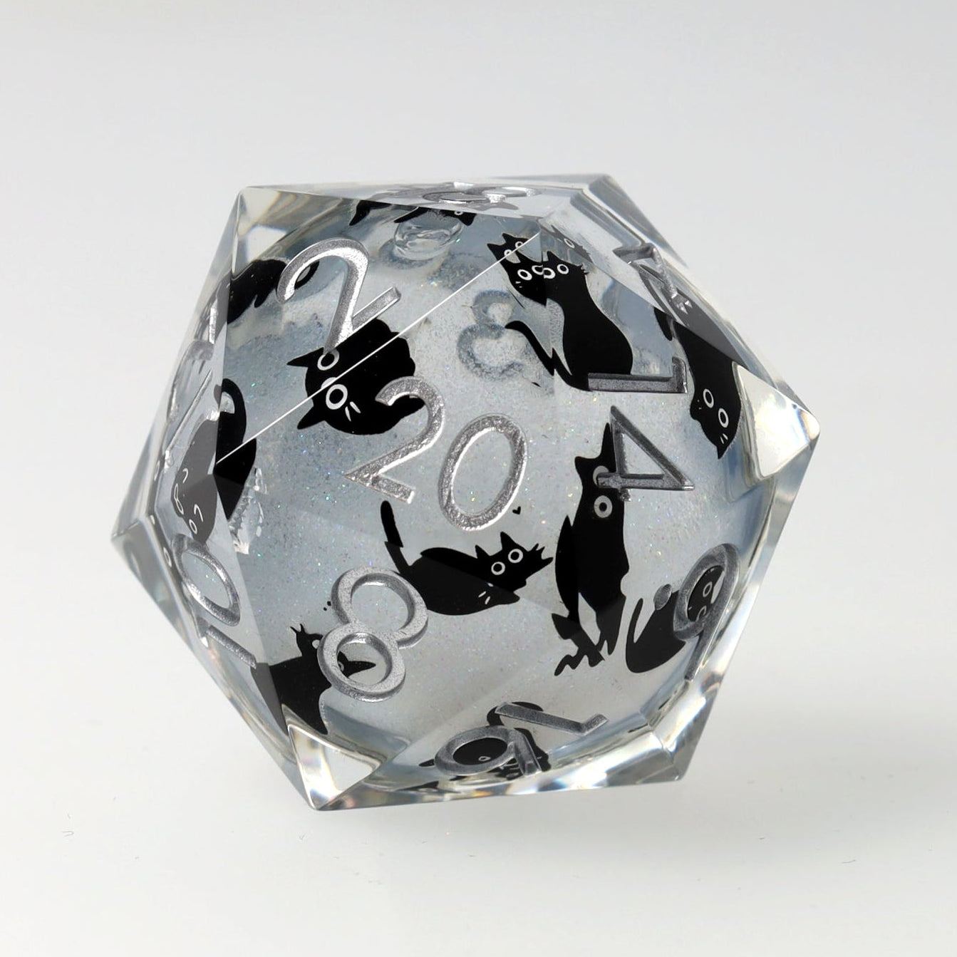 Meowgic Stone 33mm Liquid Core D20