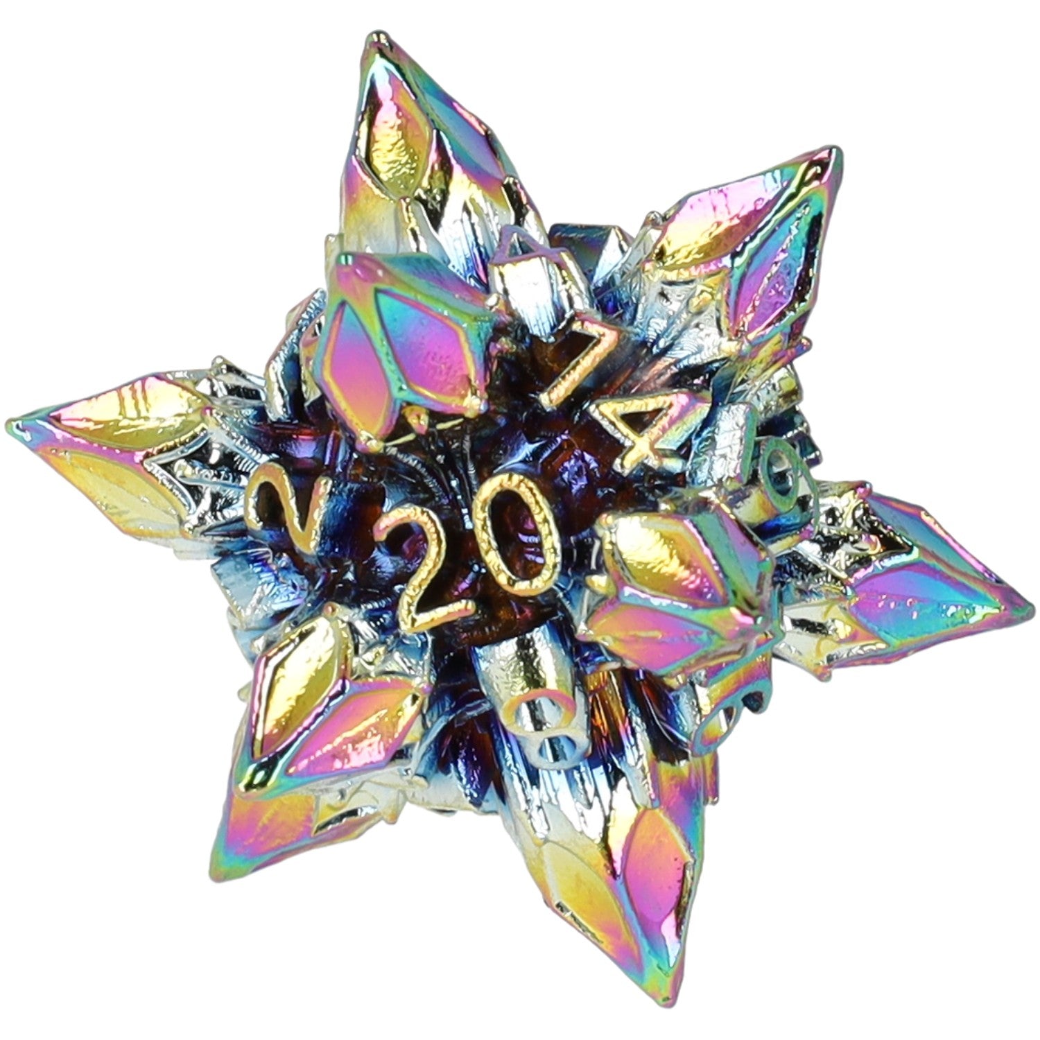 Chaotic Bane metalen RPG dobbelstenen