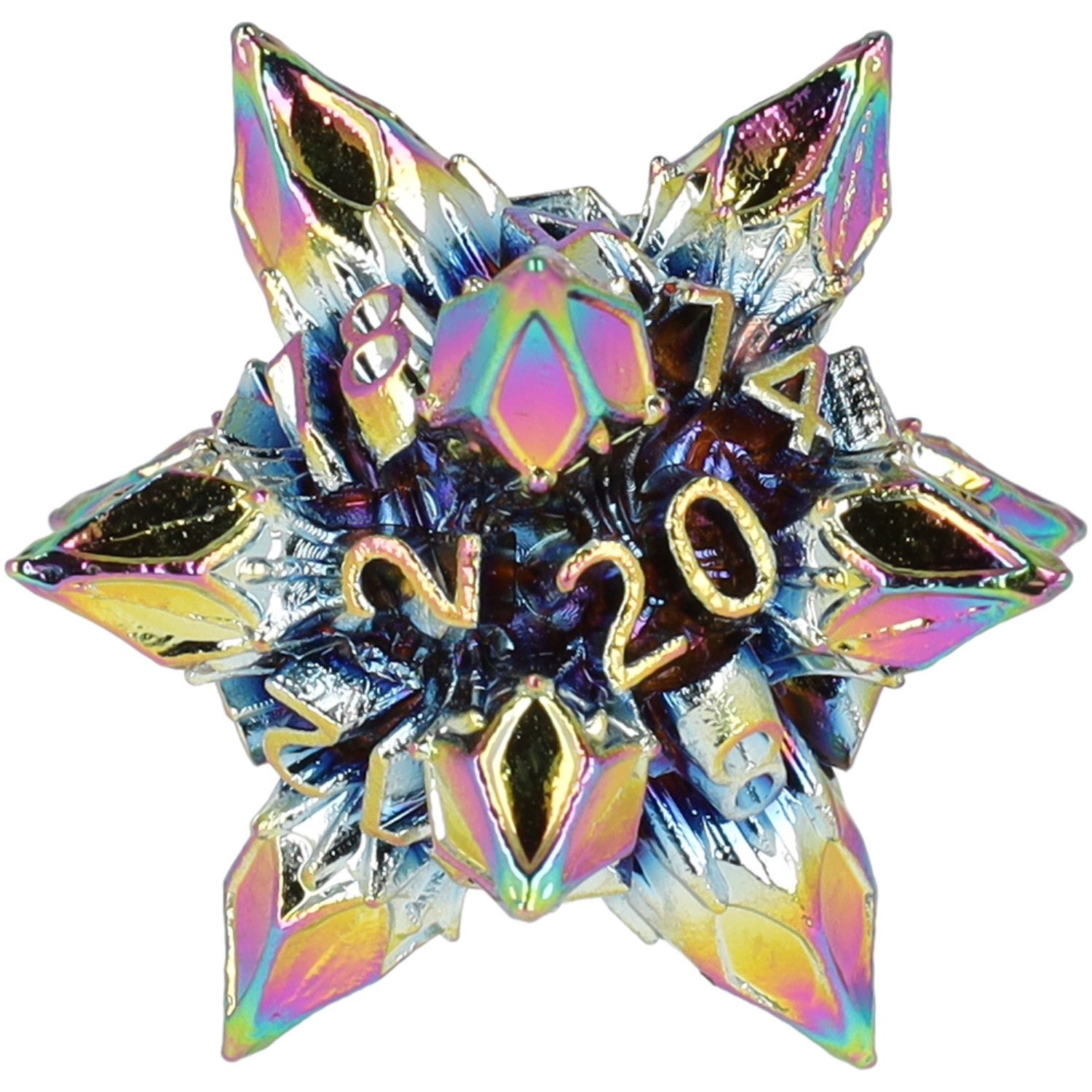 Chaotic Bane metalen RPG dobbelstenen