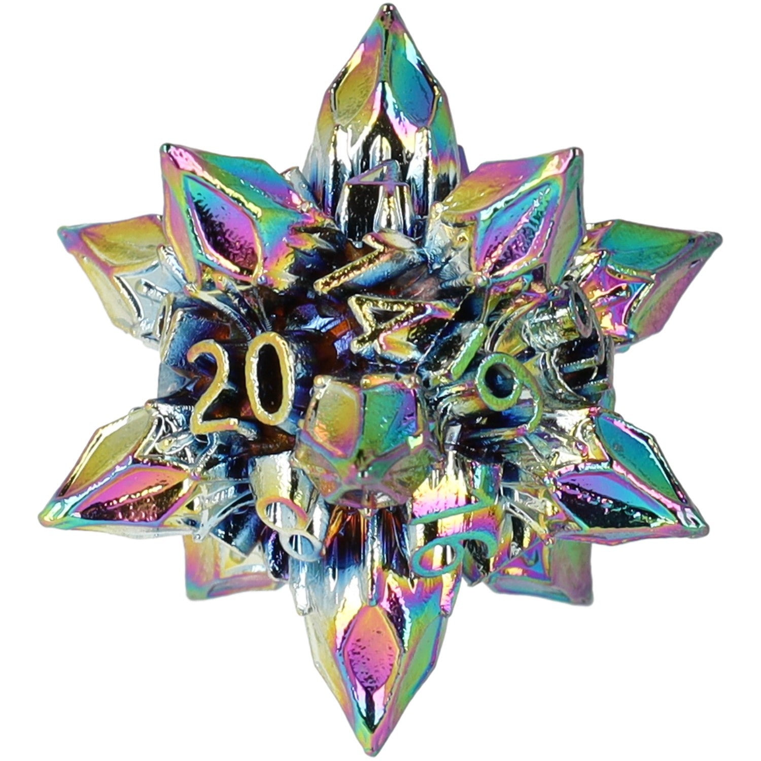 Chaotic Bane metalen RPG dobbelstenen