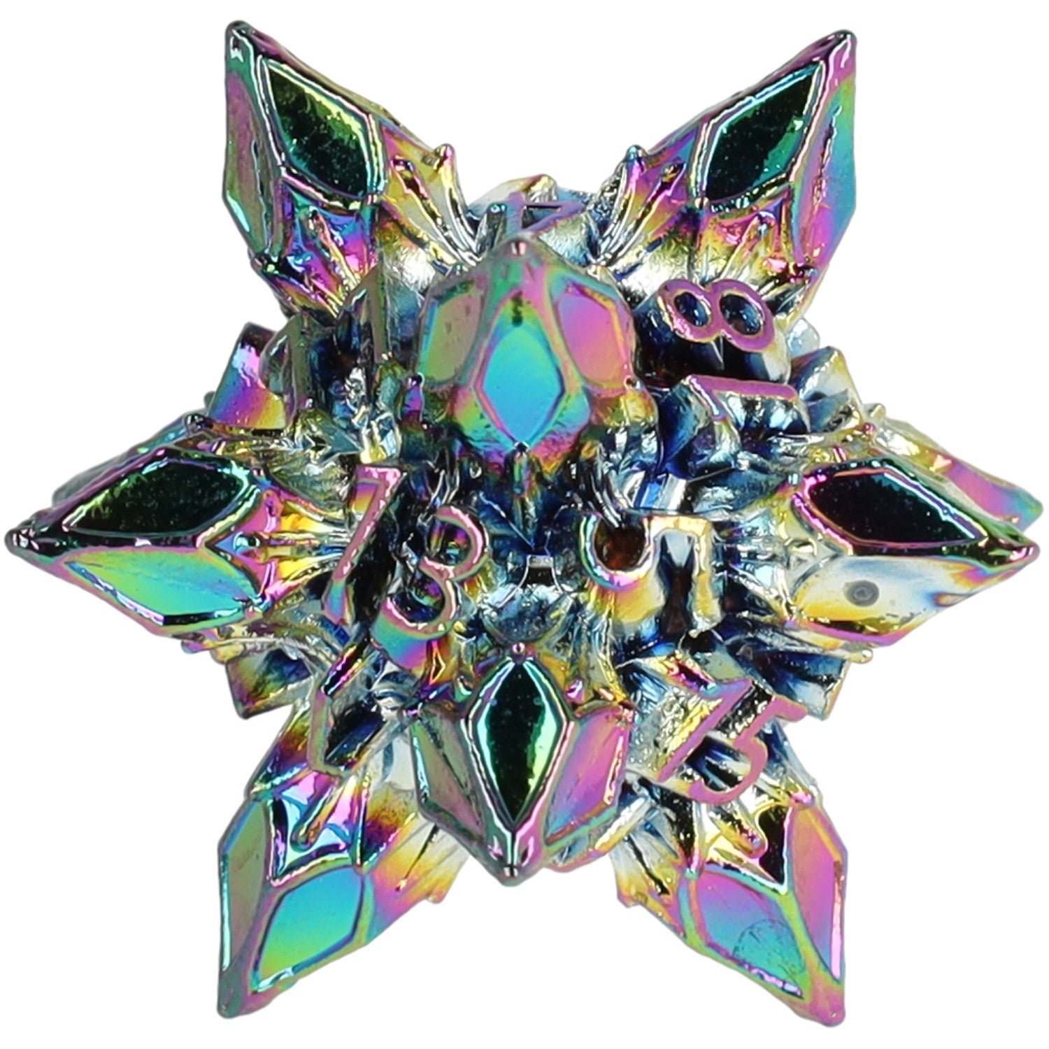 Chaotic Bane metalen RPG dobbelstenen