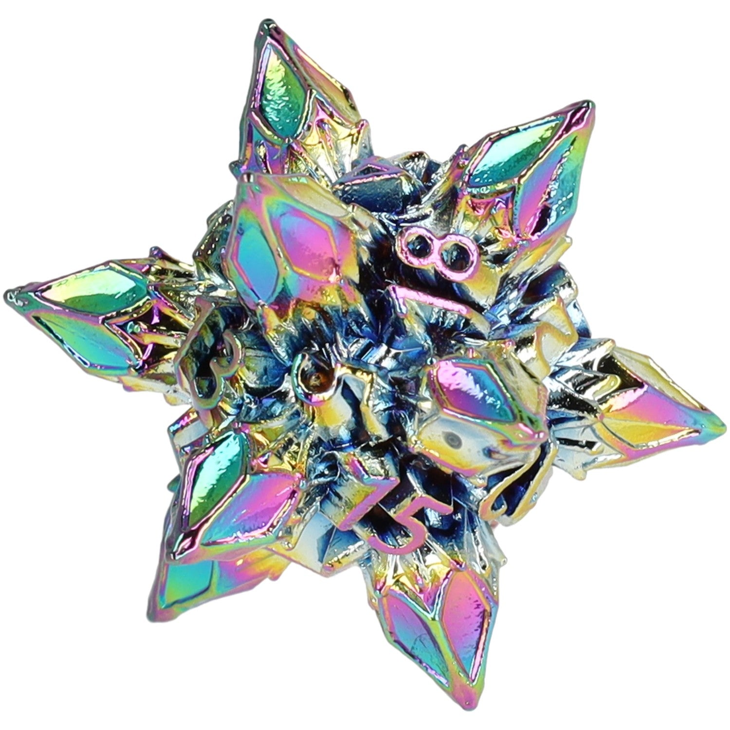 Chaotic Bane metalen RPG dobbelstenen