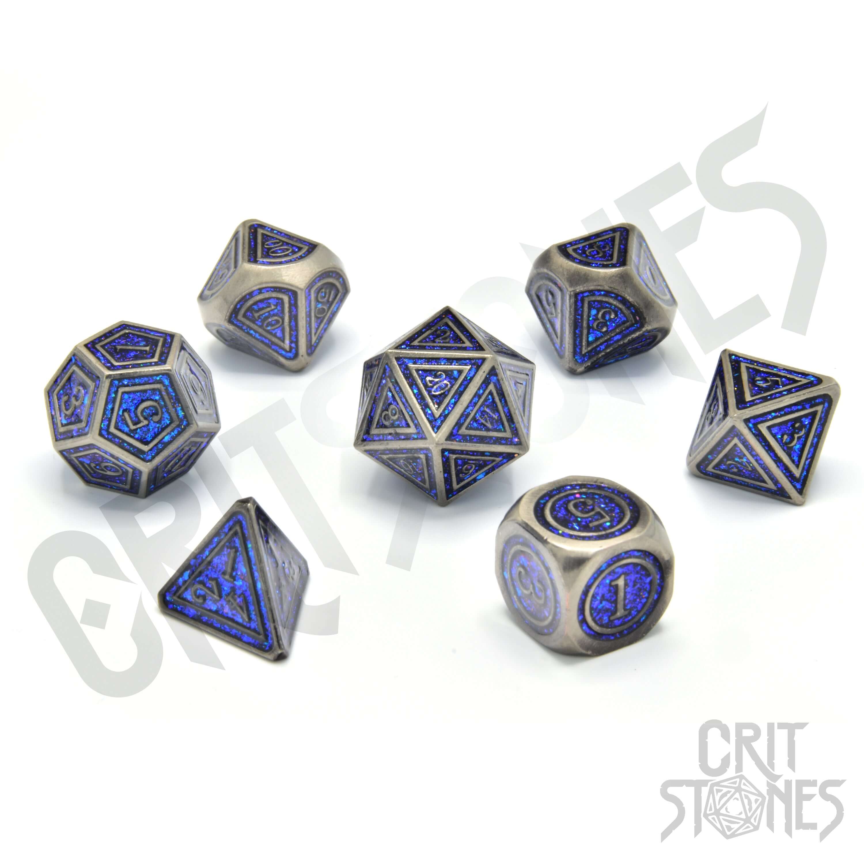 Paladin's Pledge Metal RPG Dice Set