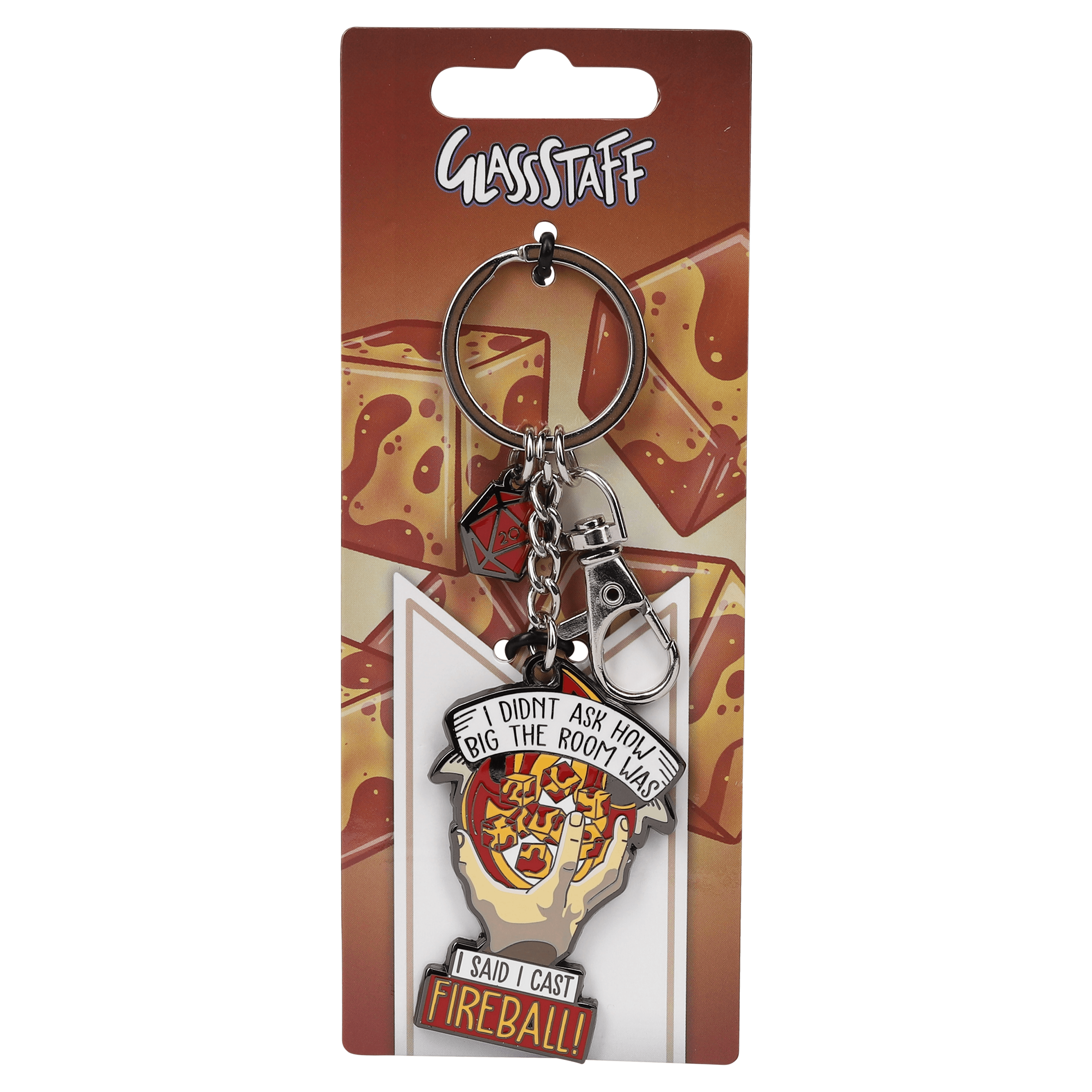 I Cast Fireball Keychain
