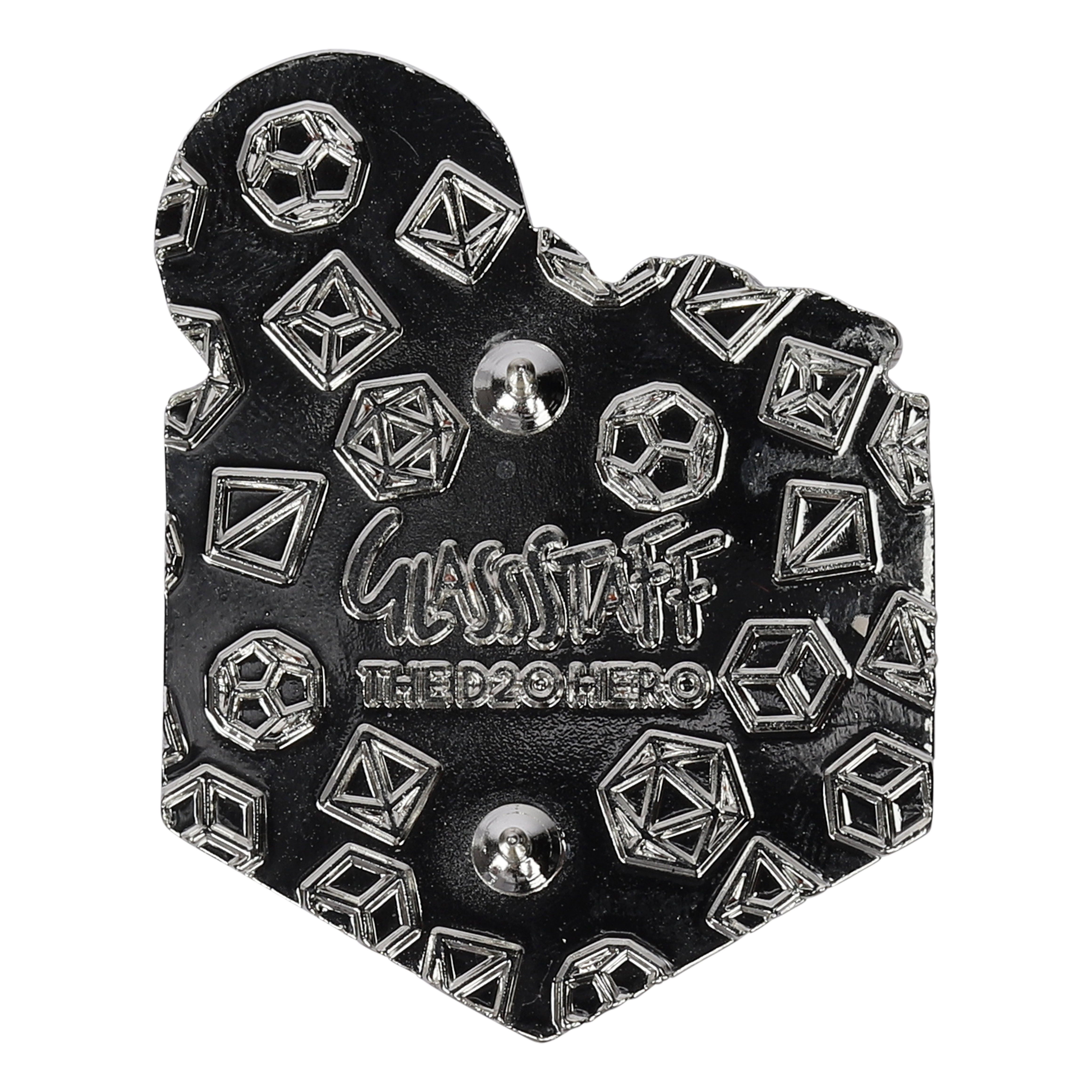 The d20 Hero Pin - D&D / TTRPG Pin - Glassstaff
