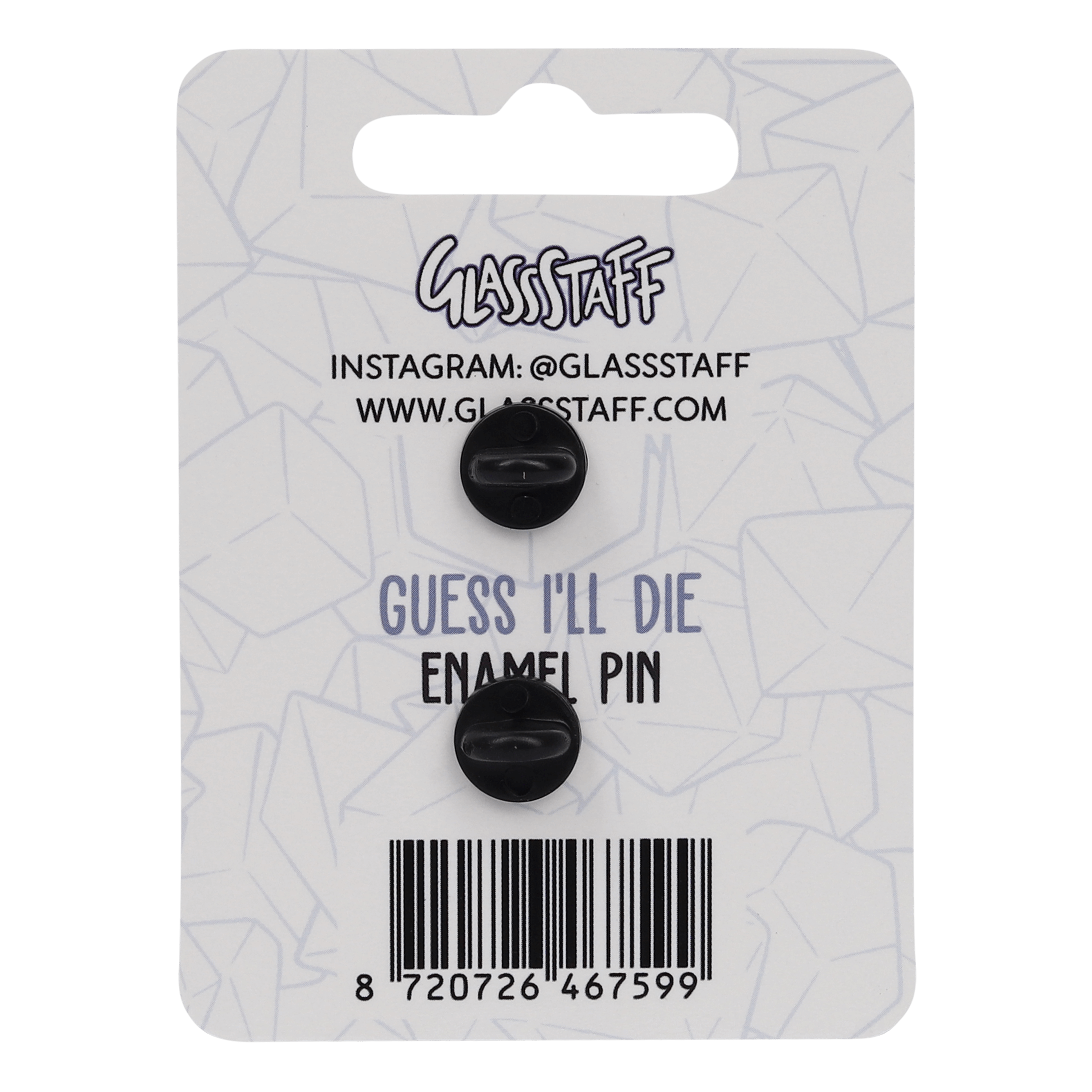Guess I'll Die Pin - D&D / TTRPG Pin - Glassstaff