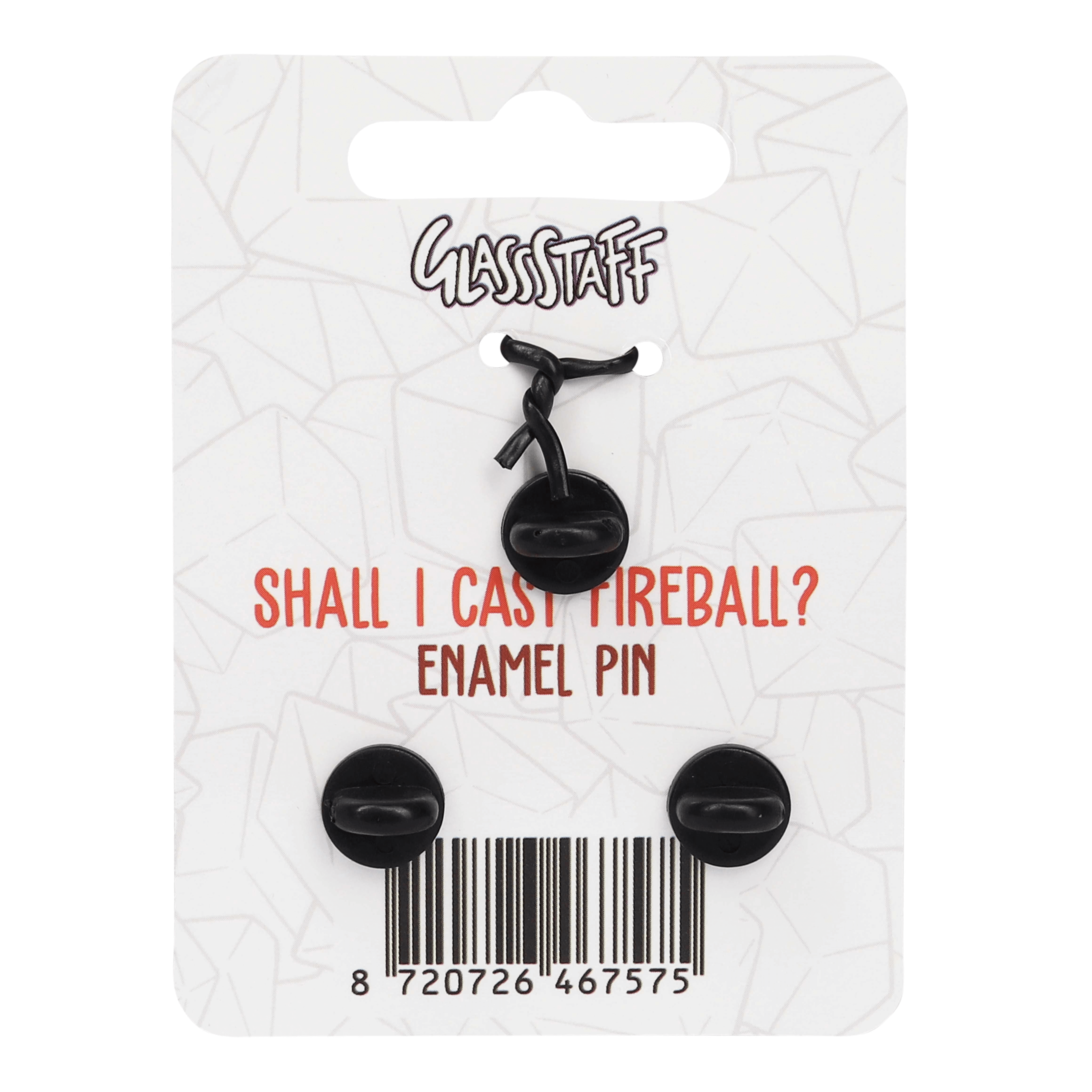 Casting Fireball Spinner Pin - D&D / TTRPG Pin - Glassstaff