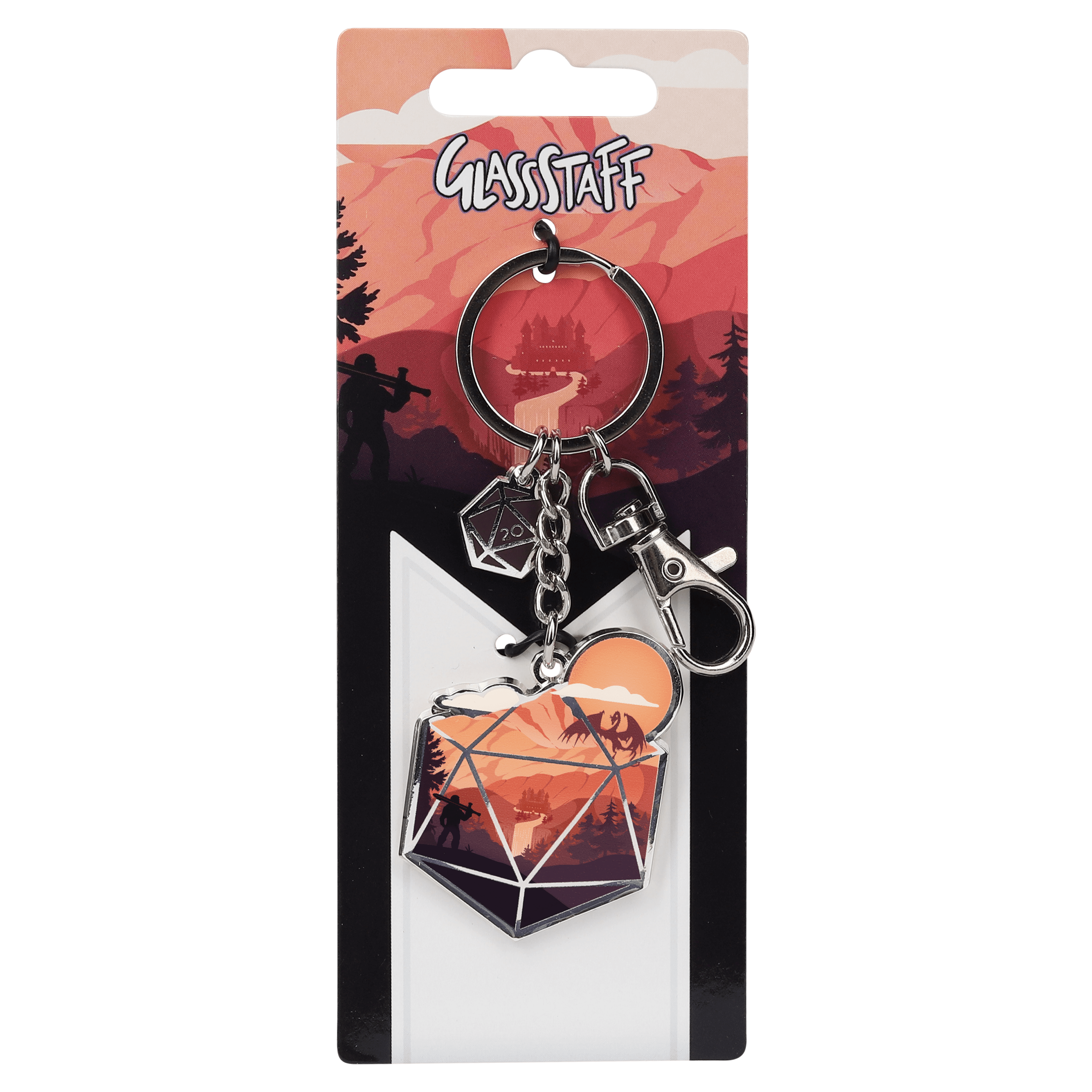 The d20 Hero Keychain