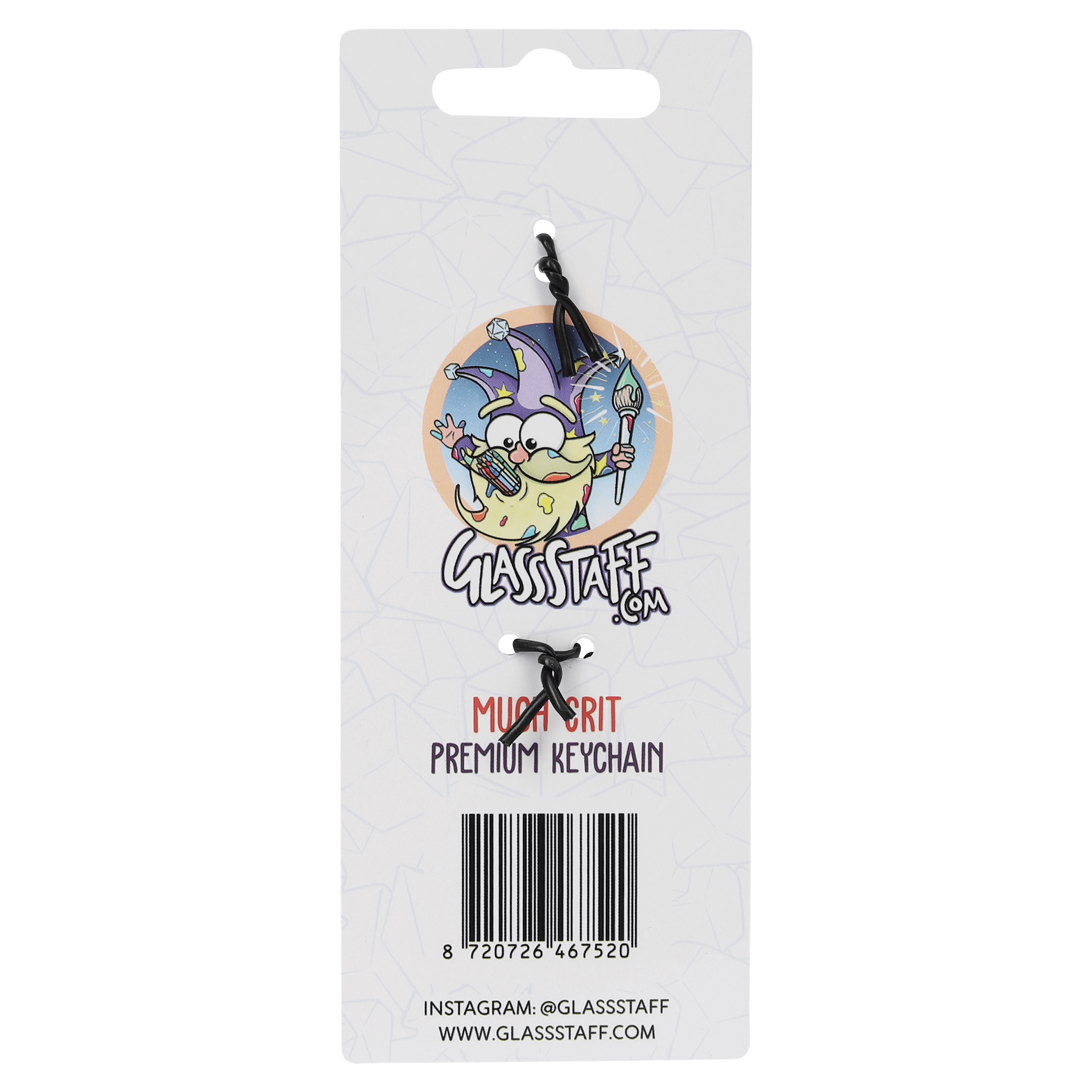 Wow Such Crit Keychain