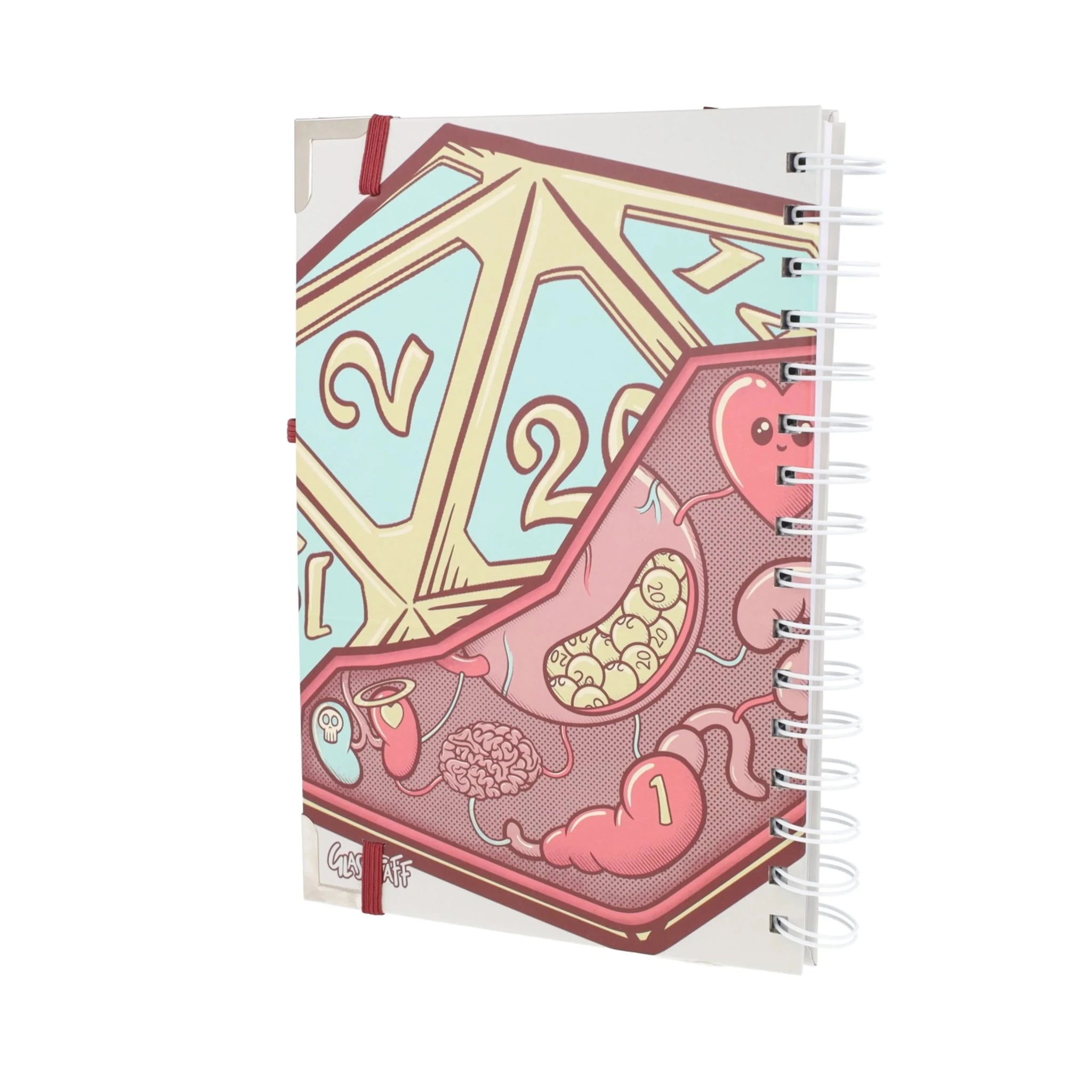 Anatomy of the d20 Deluxe Notebook - Deluxe Notebook - GlassStaff