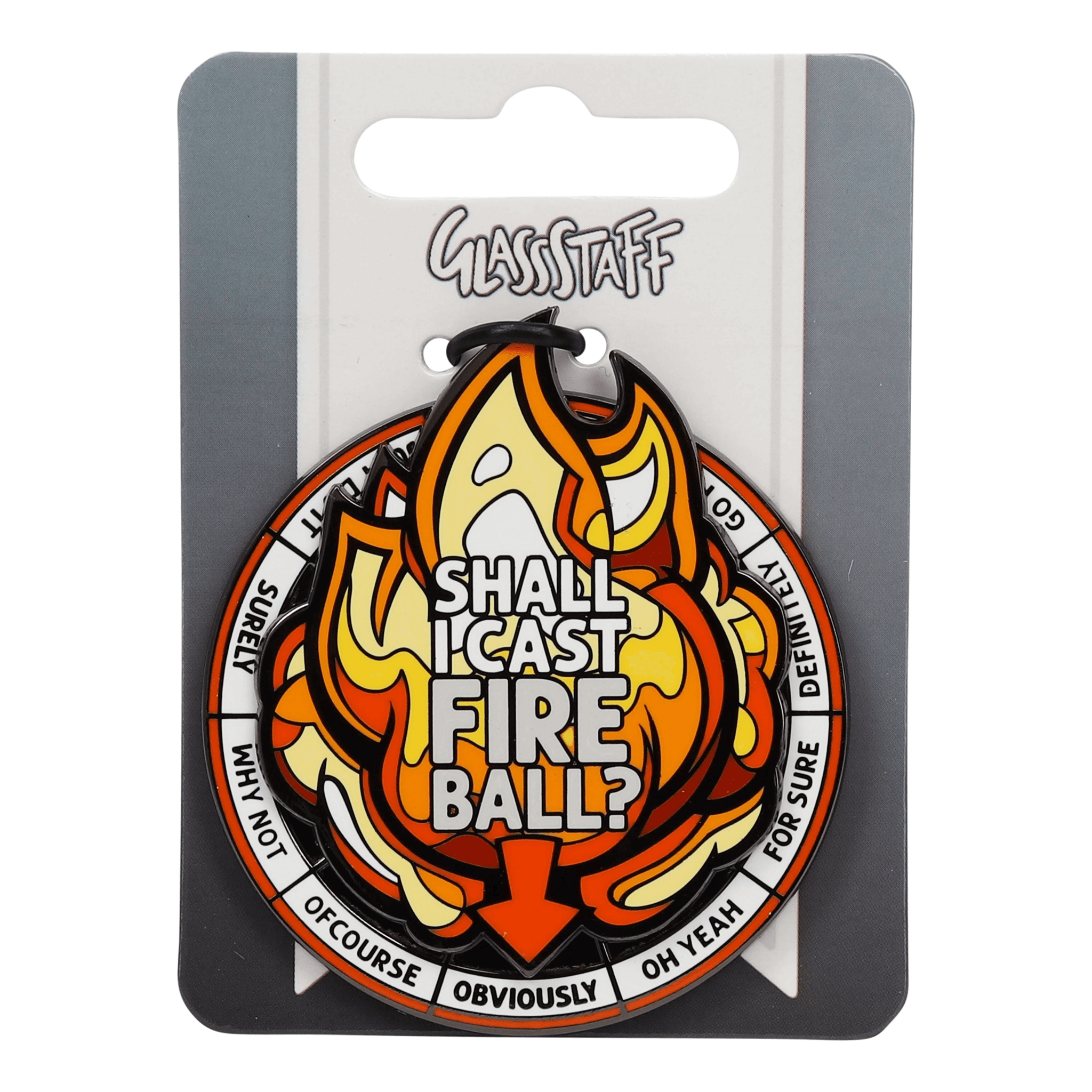 Casting Fireball Spinner Pin - Pin - GlassStaff