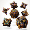 Celestial Alloy Metal RPG Dice Set - RPG Dice Set - GlassStaff