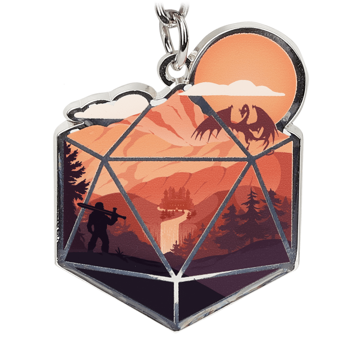 The d20 Hero Keychain