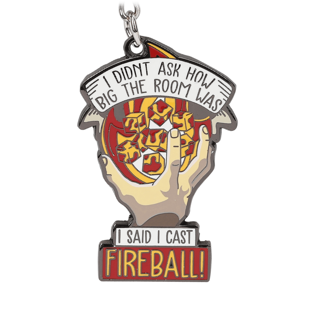 I Cast Fireball Keychain