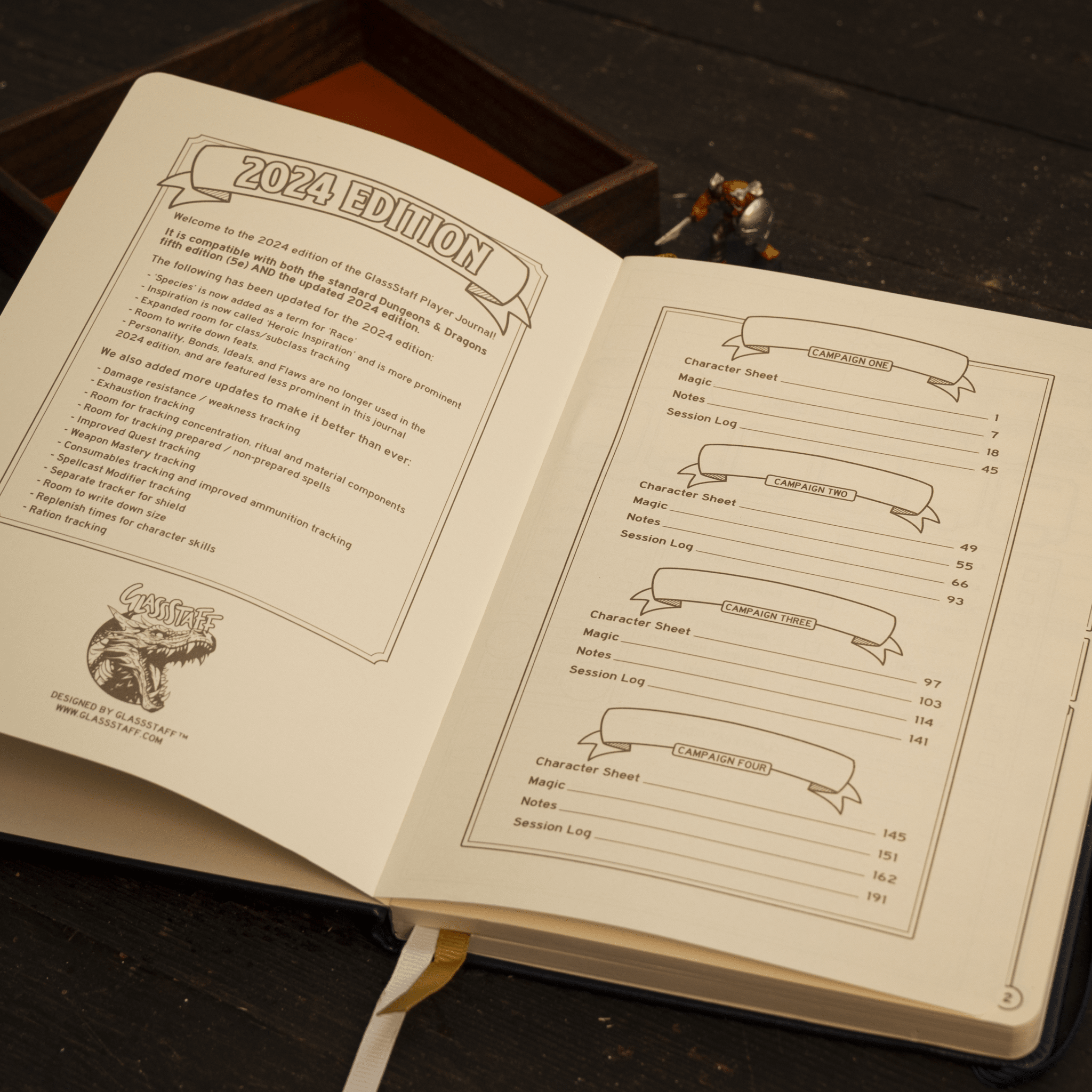 DnD 5e Player Journal - Journal - GlassStaff