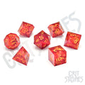 Dragonheart Sharp Edge Resin RPG Dice Set - RPG Dice Set - GlassStaff