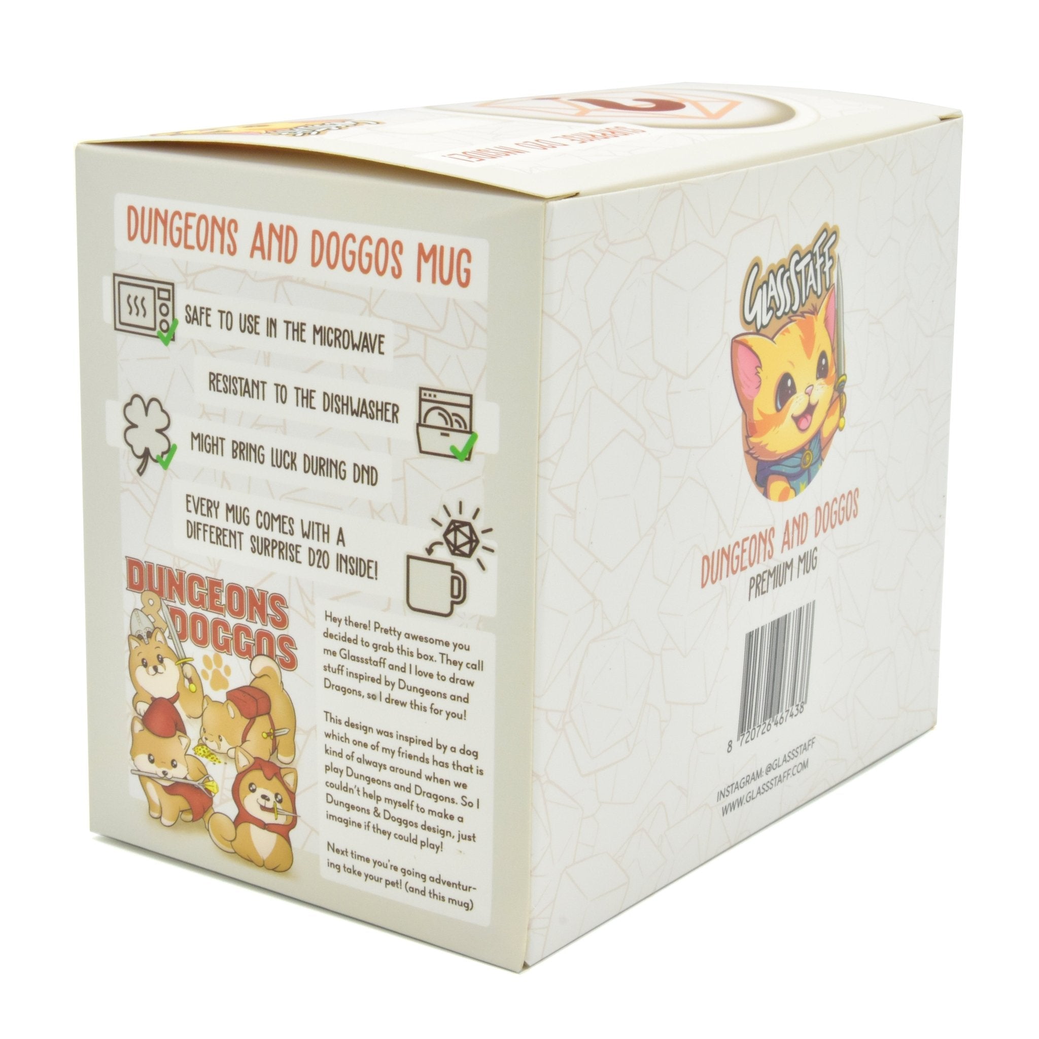 Dungeons & Doggos Gift Mug - Gift Mug - GlassStaff