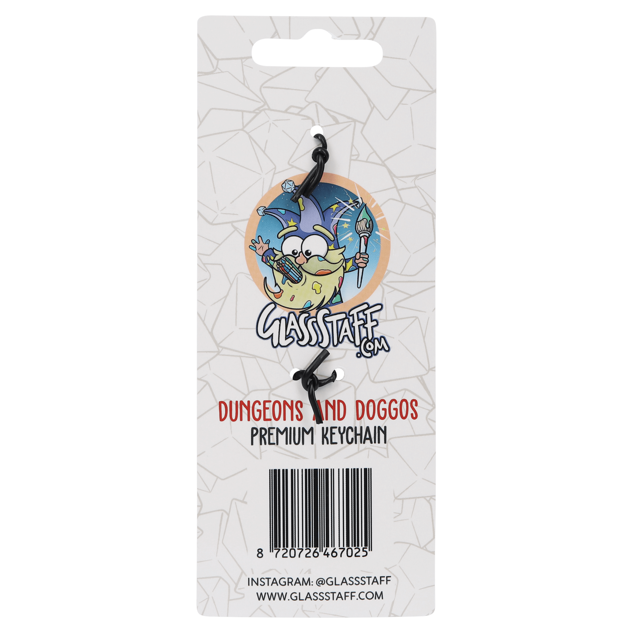 Dungeons & Doggos Keychain - Keychain - GlassStaff