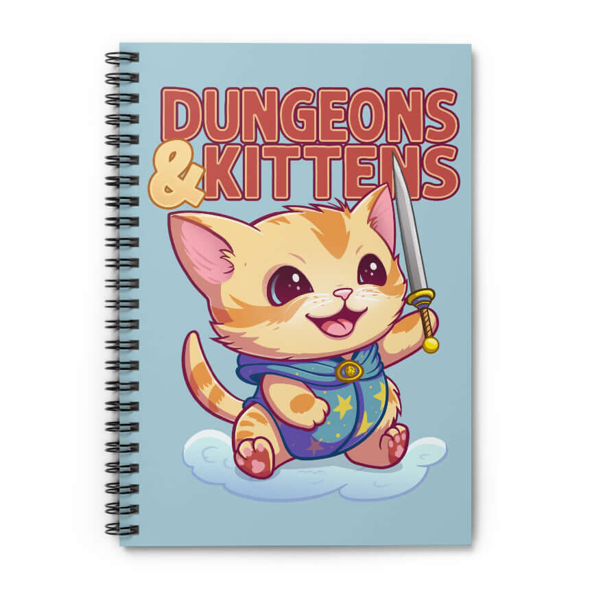 Dungeons & Kittens Spiral Notebook