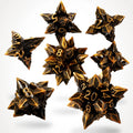 Dystopian Bane Metal RPG Dice Set - RPG Dice Set - GlassStaff