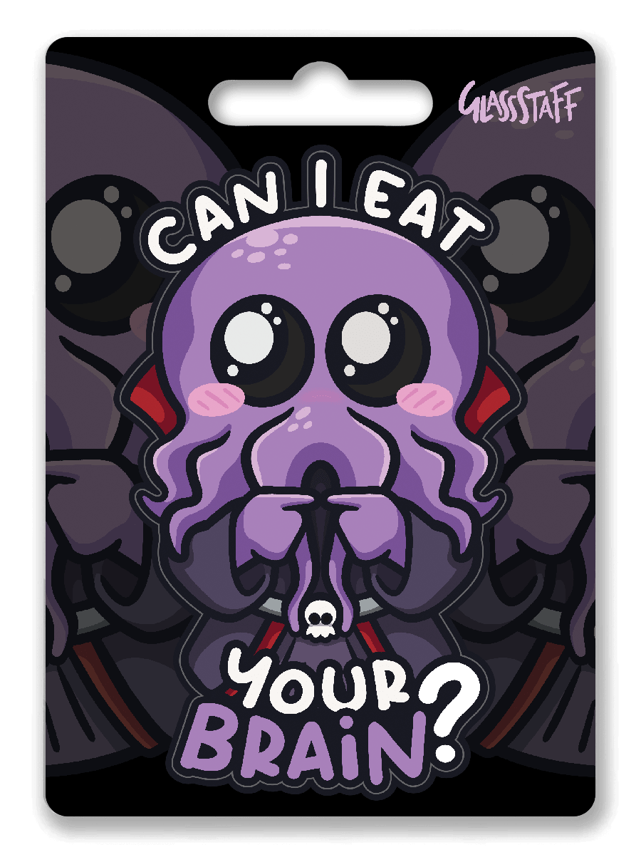 Eat Your Brain Sticker - Sticker - GlassStaff