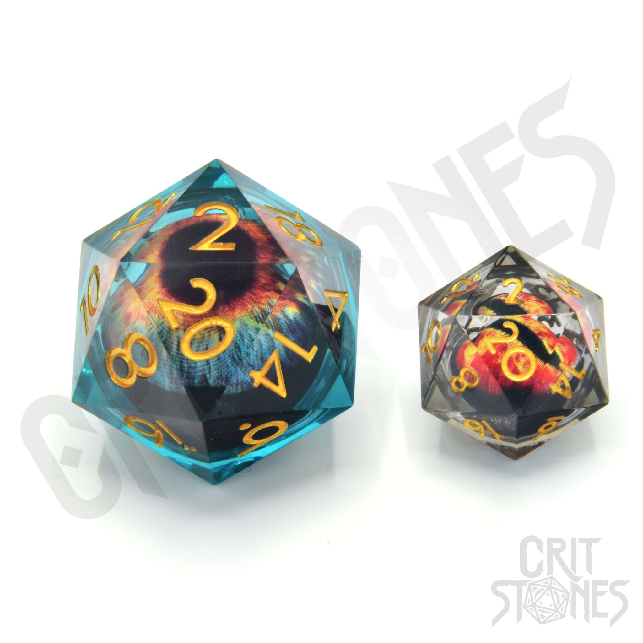 Eye of the Oracle 33mm Floating Eye D20 - 33mm D20 - GlassStaff