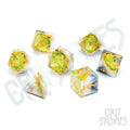 Gem of the Wilds Geode RPG Dice Set - RPG Dice Set - GlassStaff