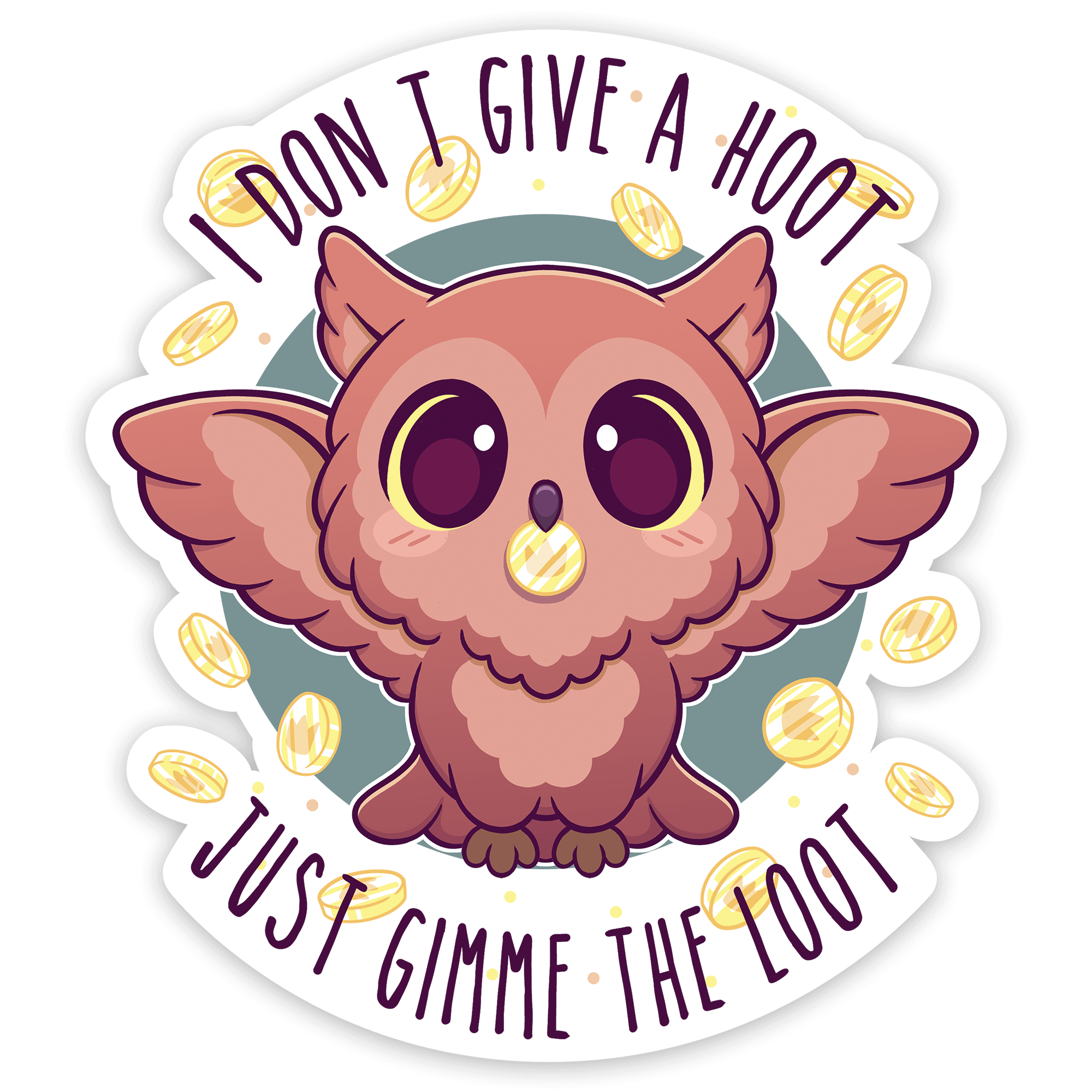 Gimme Loot Sticker - Sticker - GlassStaff