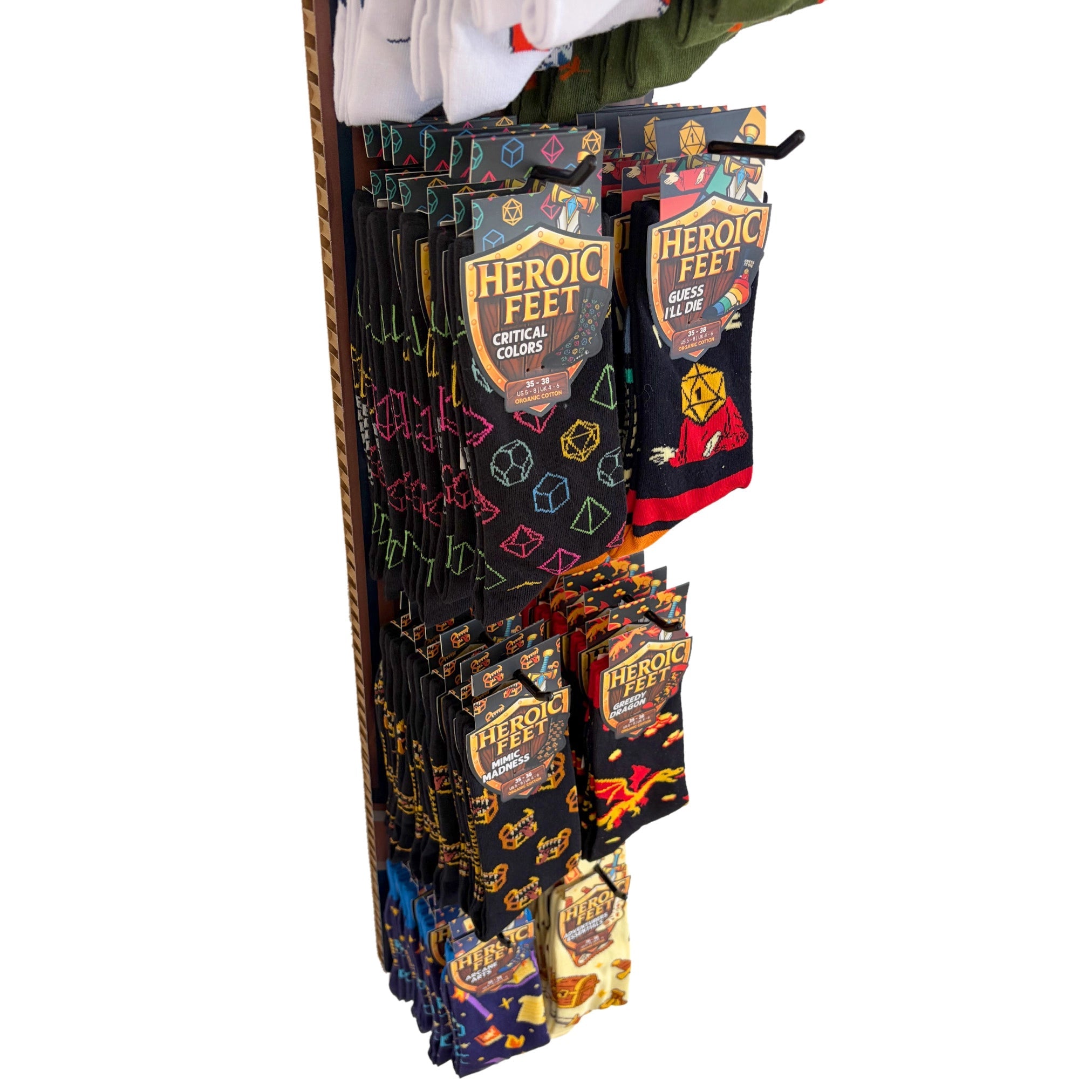 Heroic Feet hanging POS - POS Materials - GlassStaff