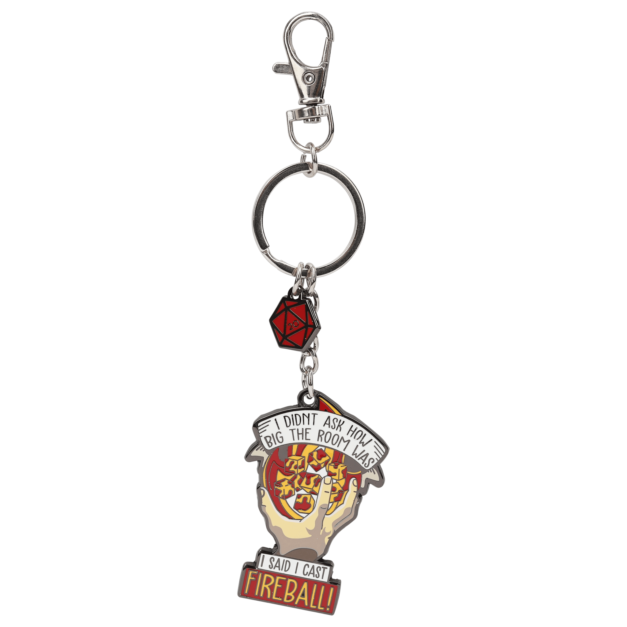 I Cast Fireball Keychain - Keychain - GlassStaff