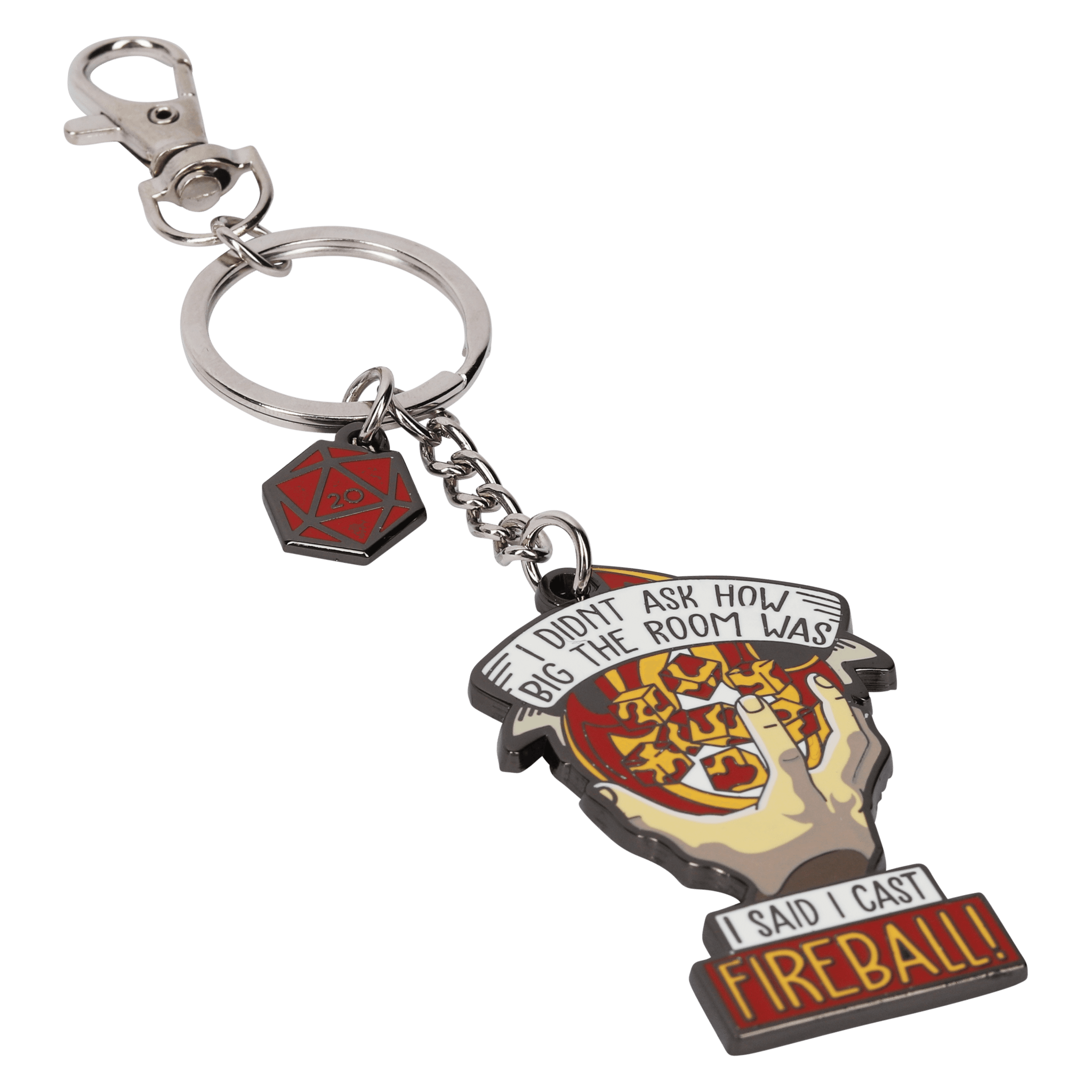 I Cast Fireball Keychain - Keychain - GlassStaff
