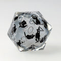 Meowgic Stone 33mm Liquid Core D20 - 33mm D20 - GlassStaff