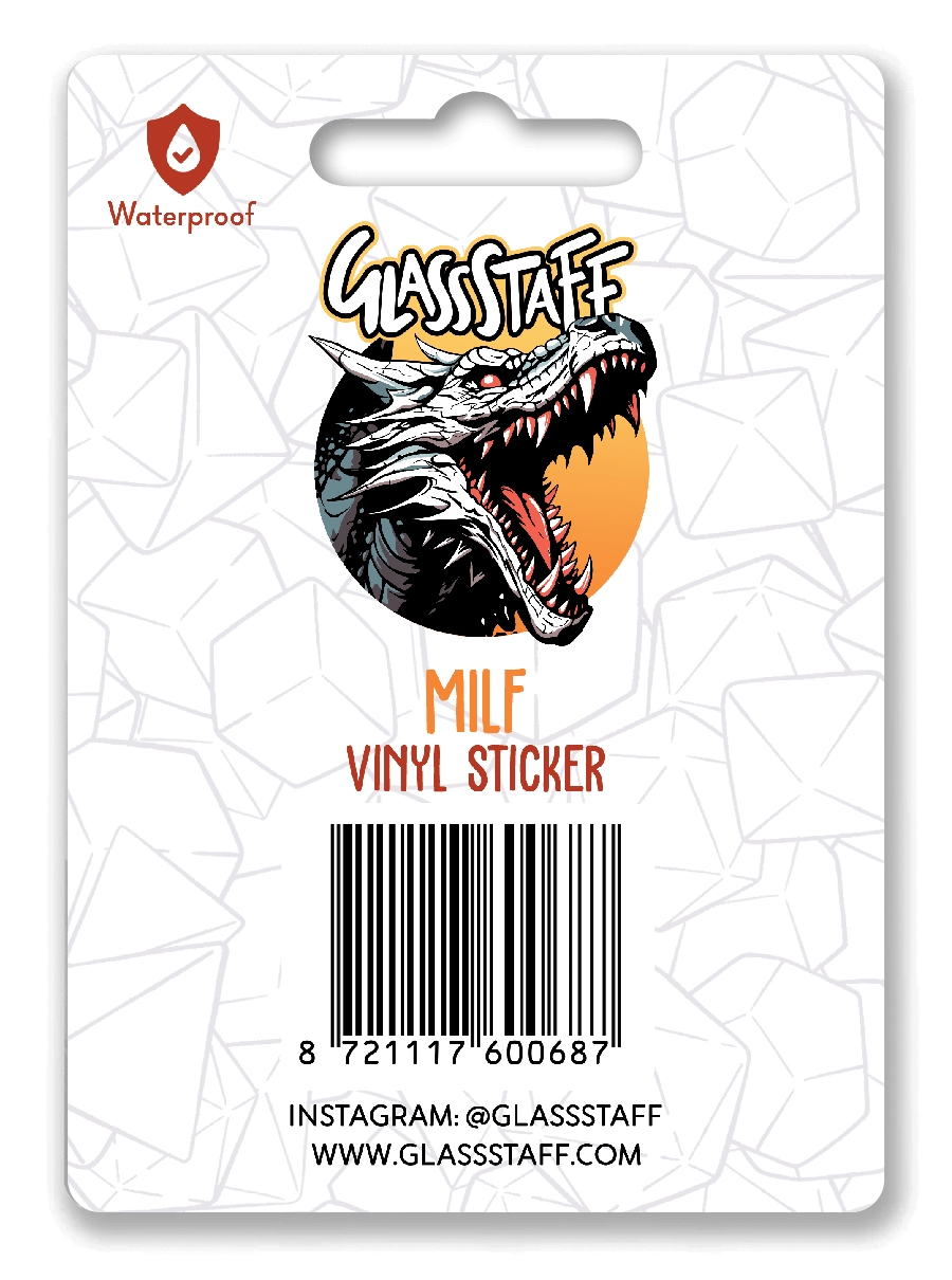 MILF Sticker - Sticker - GlassStaff