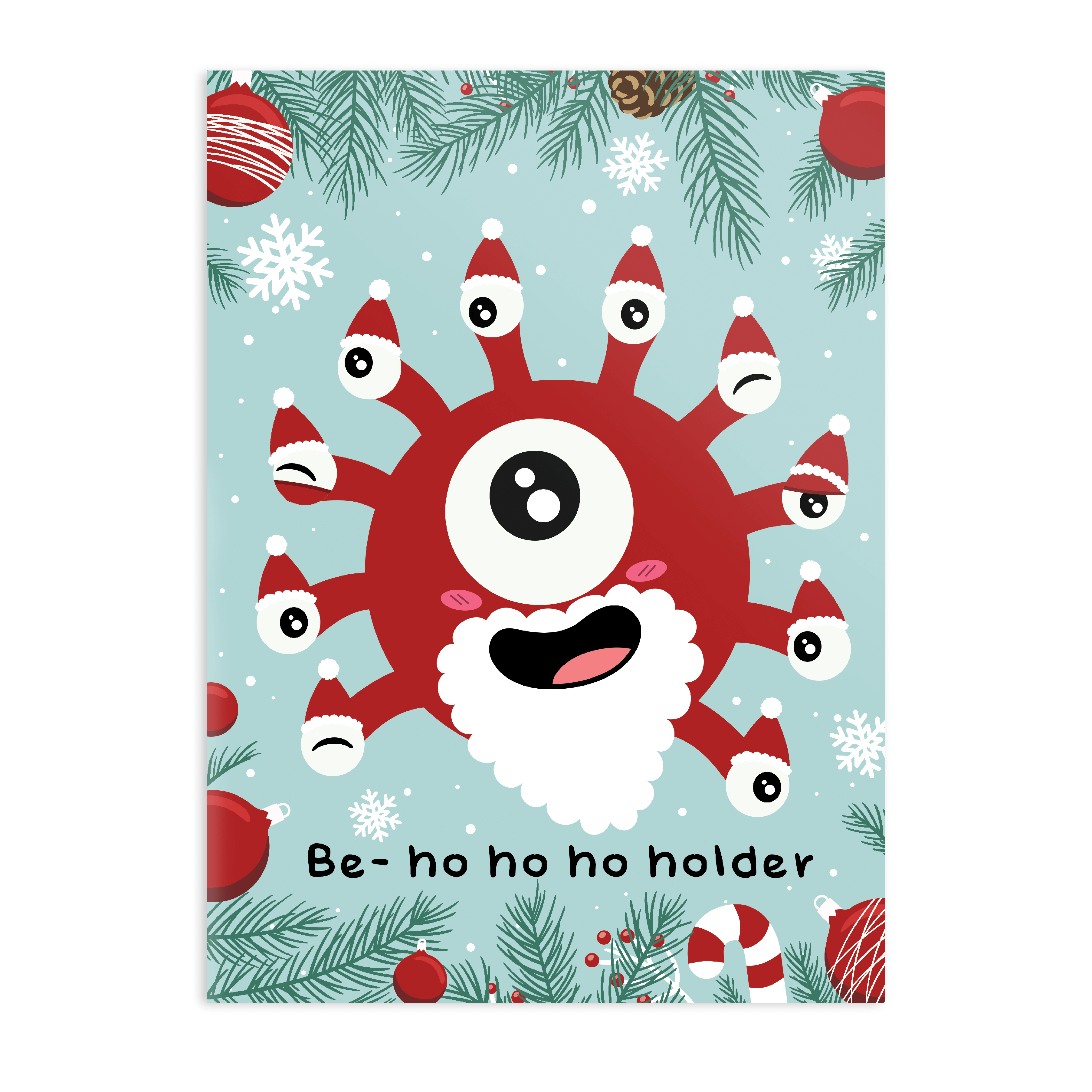 Behohoholder Greeting Card - D&D / TTRPG Greeting Card - Glassstaff