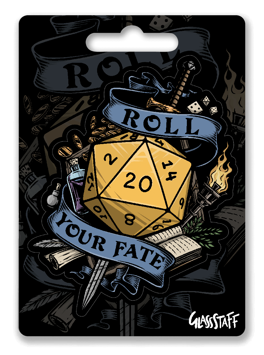Roll Your Fate 2 Sticker - Sticker - GlassStaff