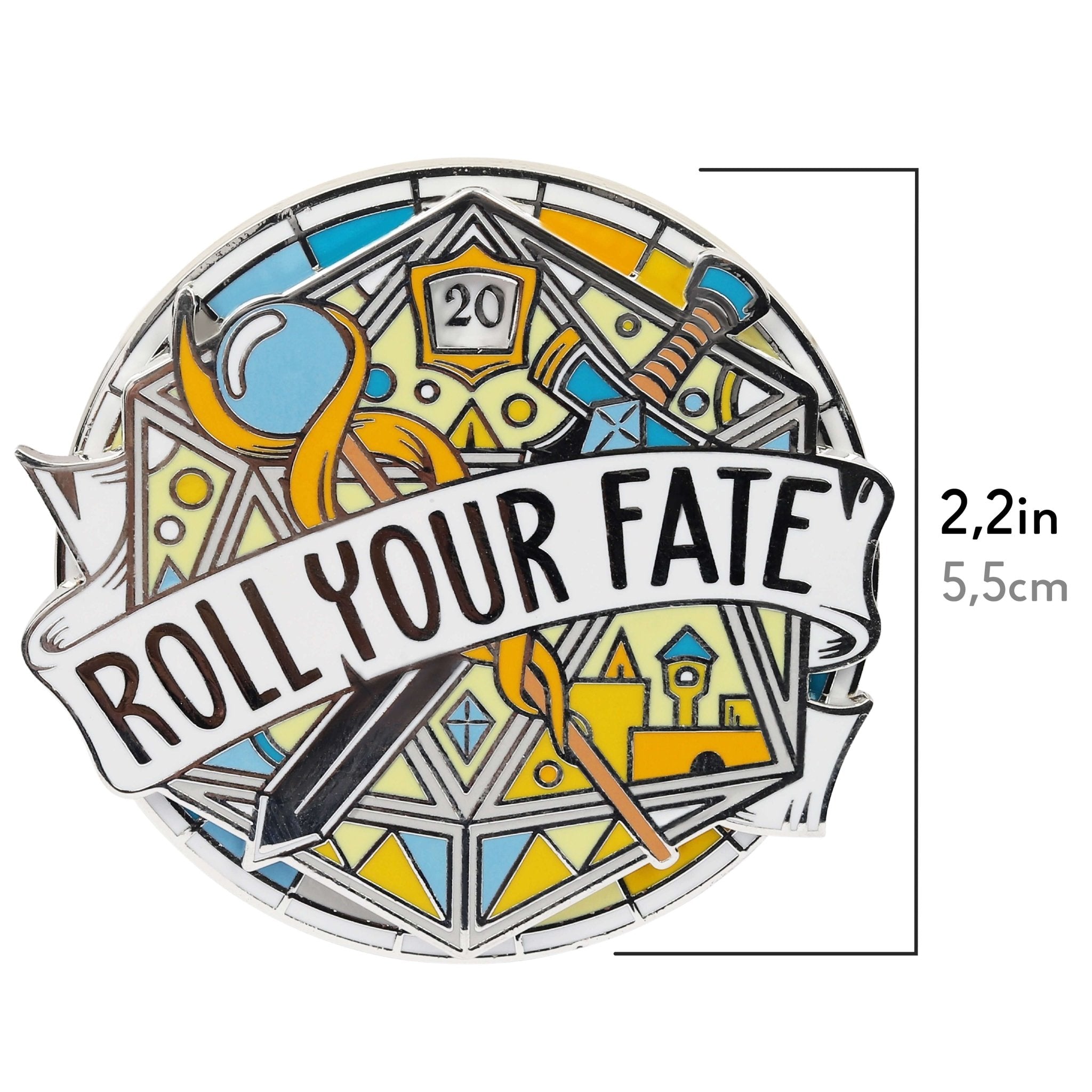 Roll Your Fate Spinner Pin - Pin - GlassStaff