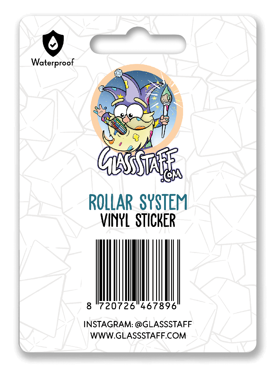Rollar System Sticker - D&D / TTRPG Sticker - Glassstaff