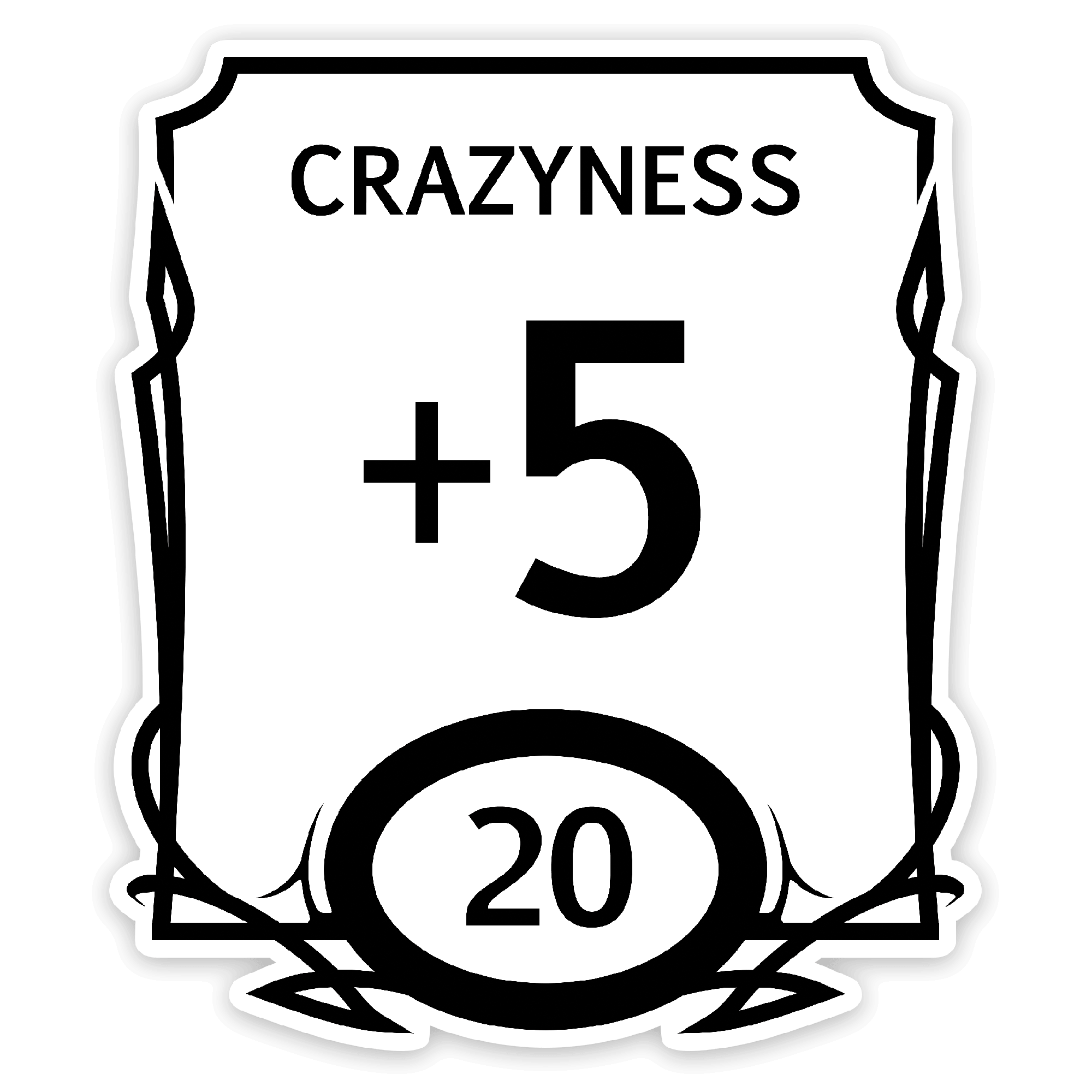Staat Blok Gek Sticker - D&D / TTRPG Sticker - {{854a350b759d3894a8d3b7c4177b44f5}}