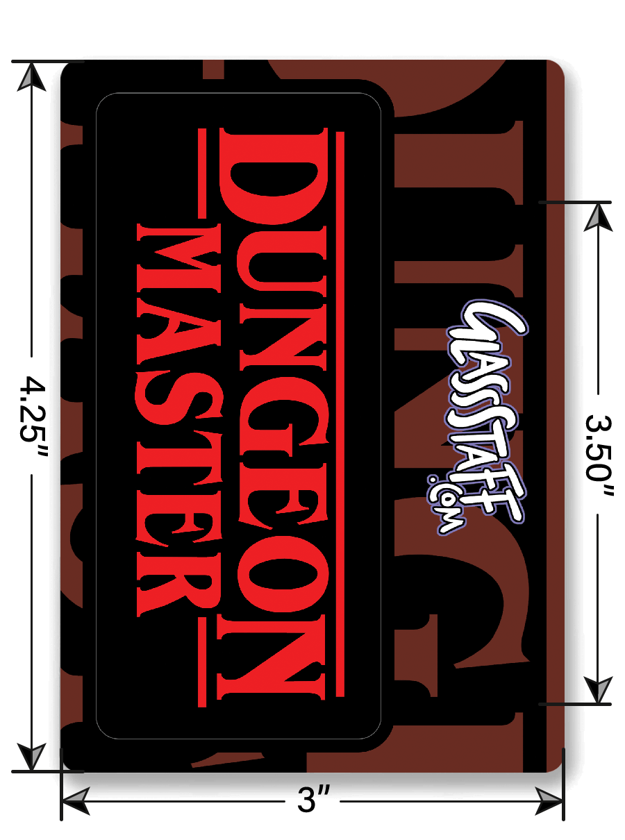 Dungeon Master-sticker - D&D / TTRPG-sticker - Glassstaff
