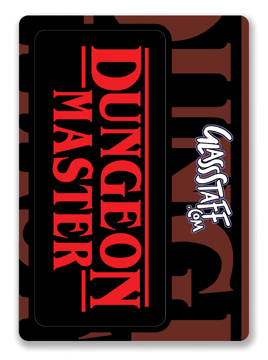 Dungeon Master-sticker - D&D / TTRPG-sticker - Glassstaff