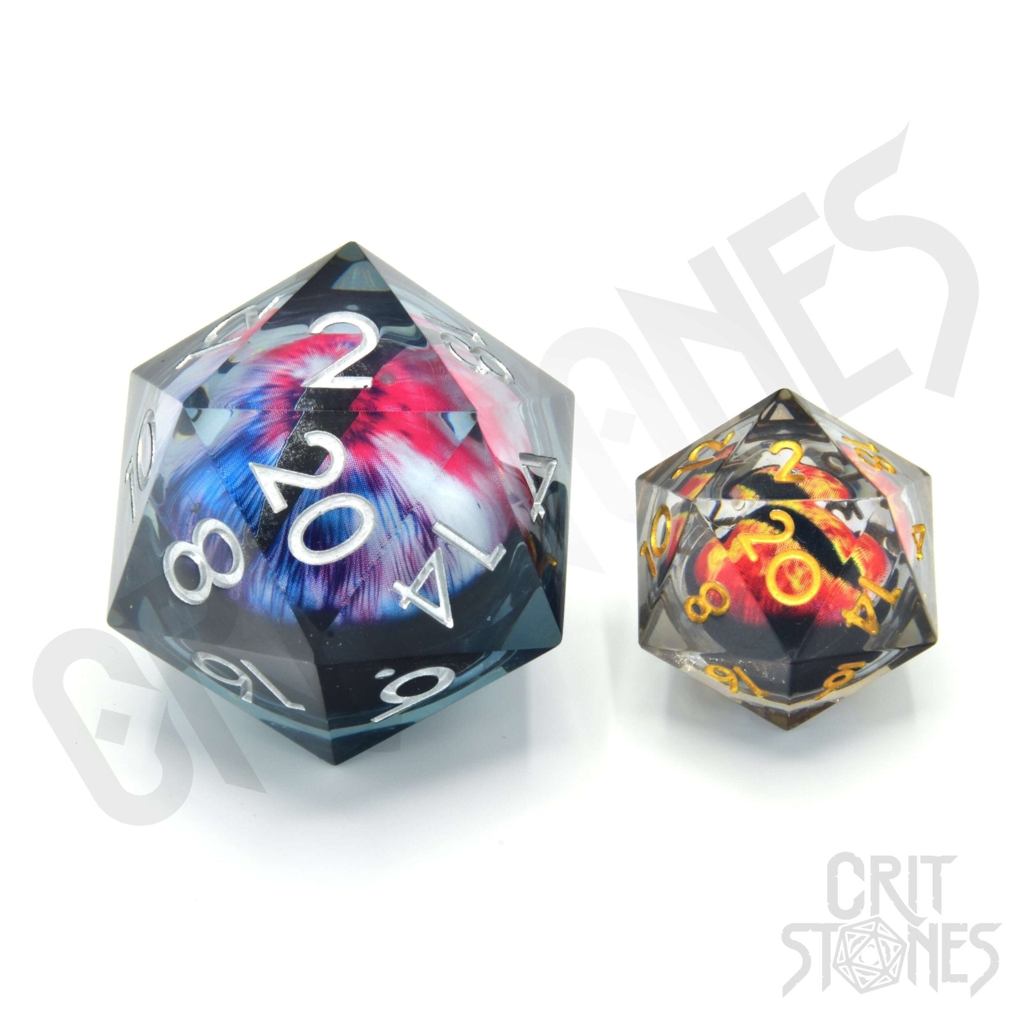 Tempest Tesserae 33mm Floating Eye D20 - 33mm D20 - GlassStaff