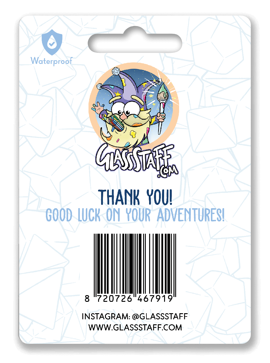 Thank You Sticker - D&D / TTRPG Sticker - Glassstaff