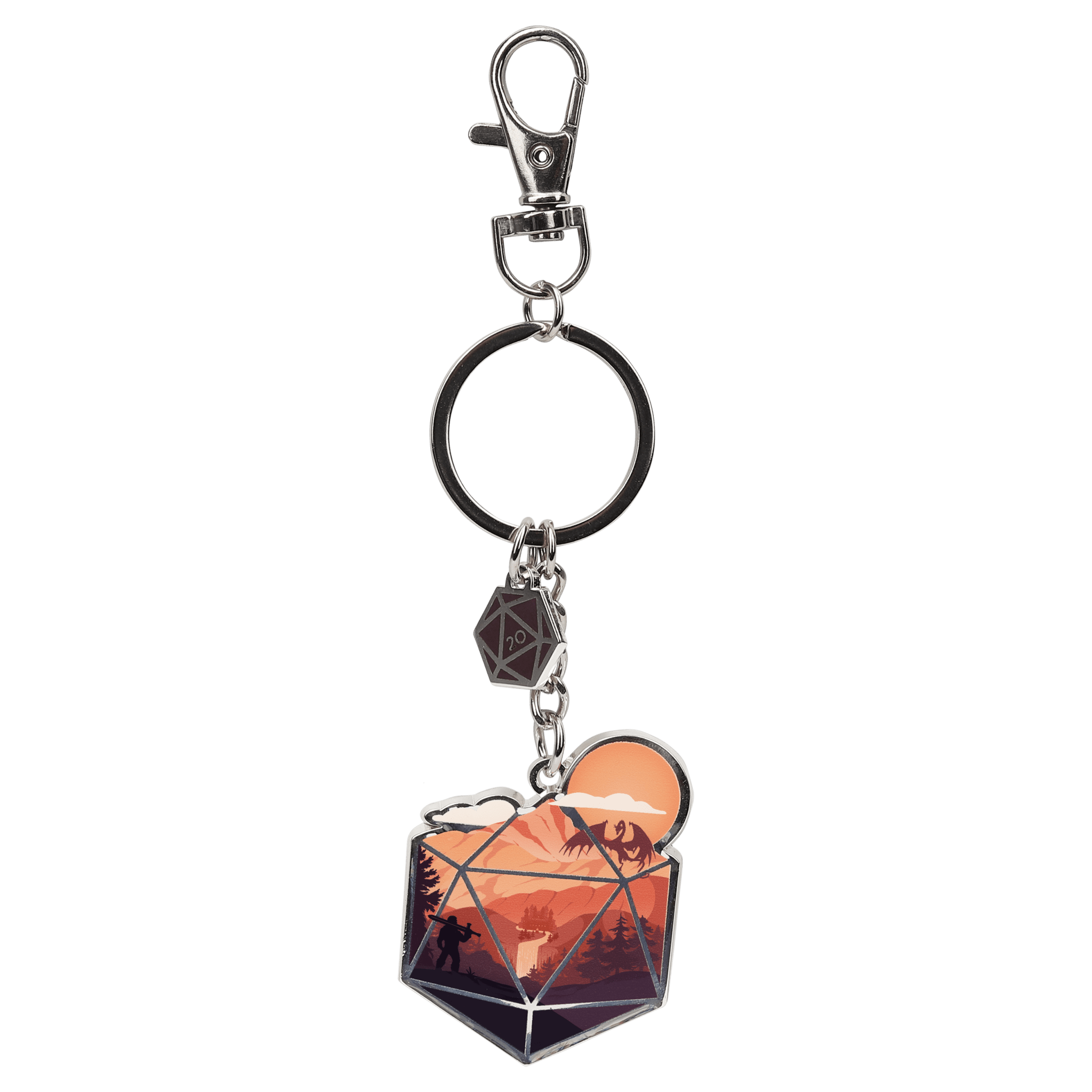 The d20 Hero Keychain - Keychain - GlassStaff